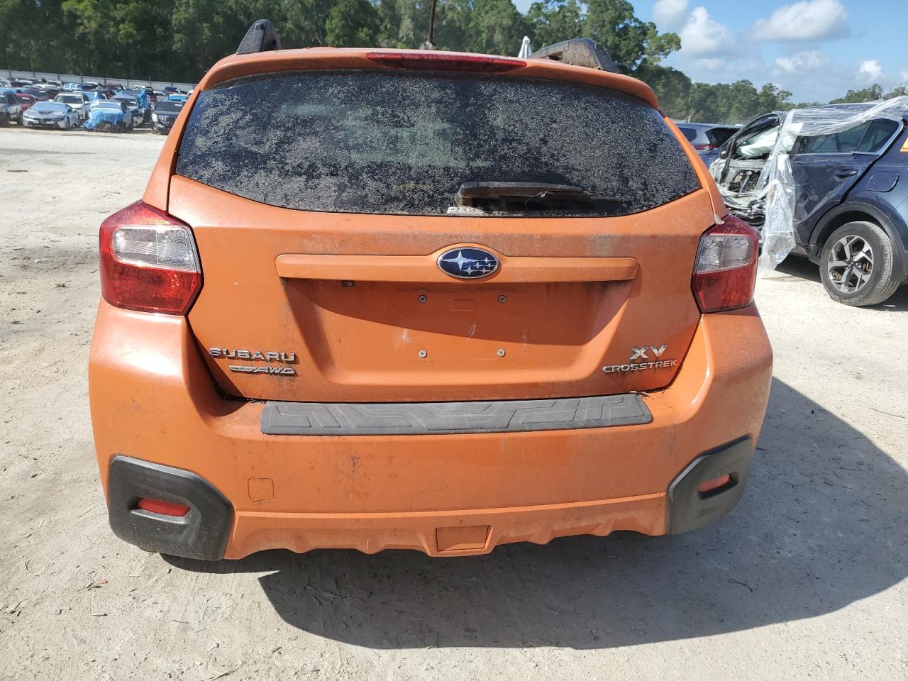 2015 Subaru Xv Crosstrek 2.0 Premium Orange vin: JF2GPADC8F8228845
