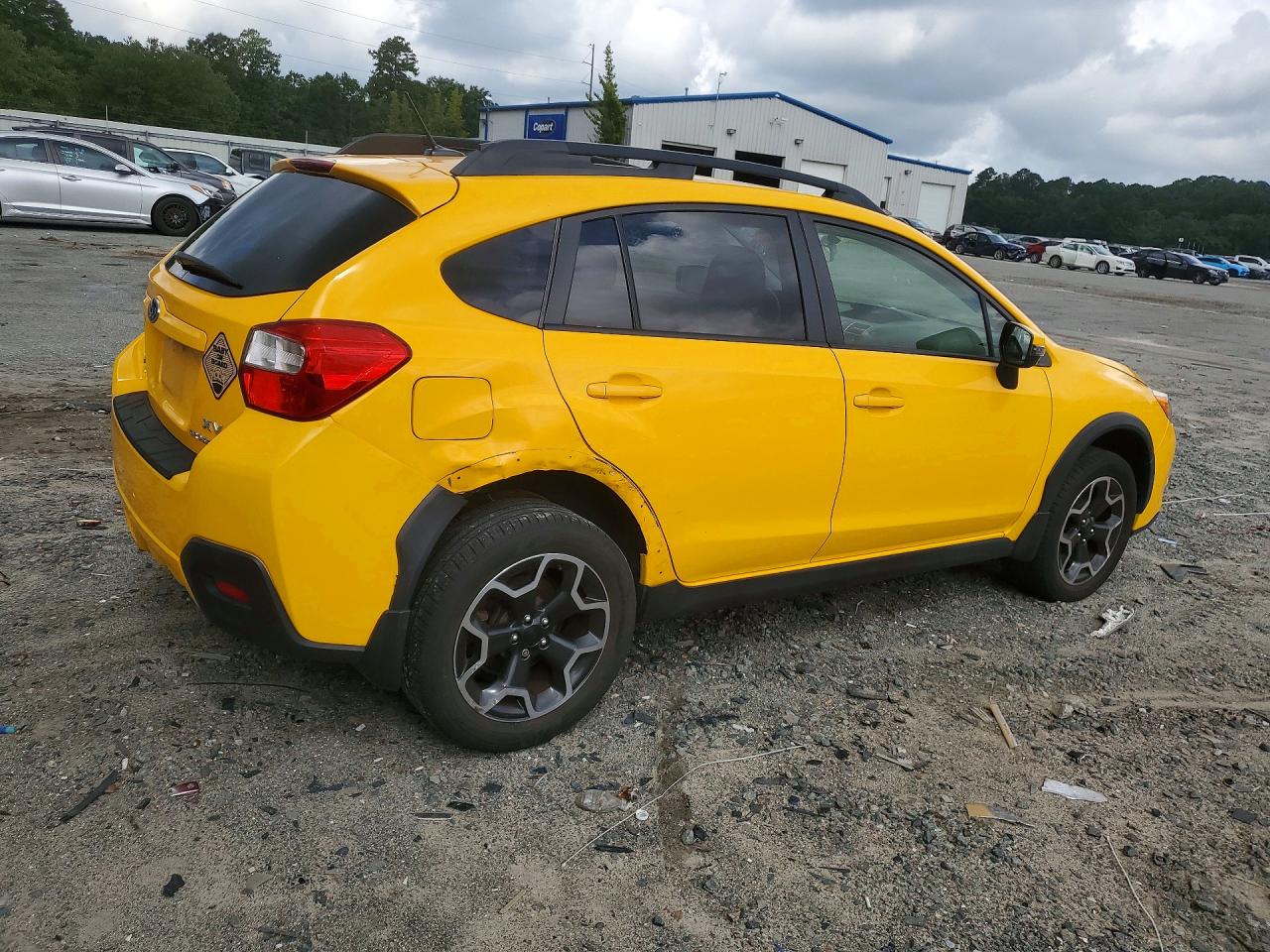 2015 Subaru Xv Crosstrek 2.0 Premium Yellow vin: JF2GPADC8F8237755