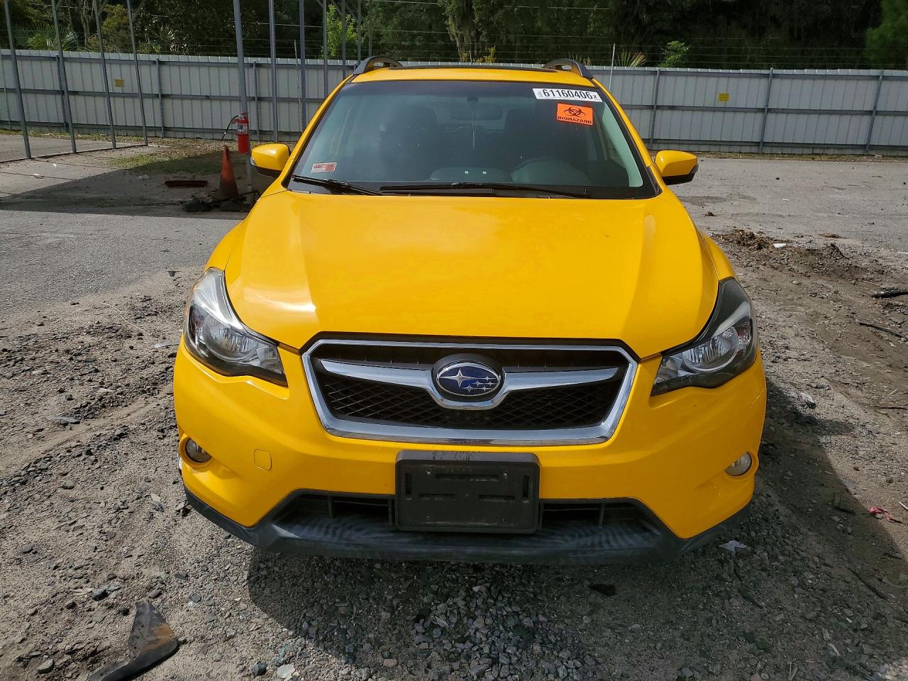 2015 Subaru Xv Crosstrek 2.0 Premium Yellow vin: JF2GPADC8F8237755