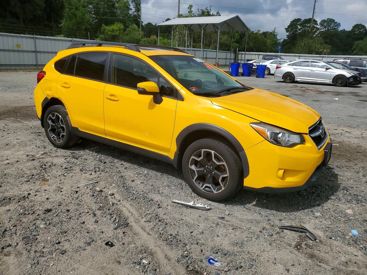 2015 Subaru Xv Crosstrek 2.0 Premium Yellow vin: JF2GPADC8F8237755