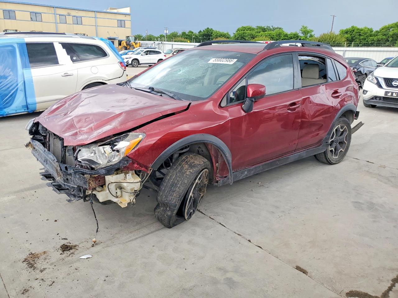 2015 Subaru Xv Crosstrek 2.0 Premium Red vin: JF2GPADC8F8281982