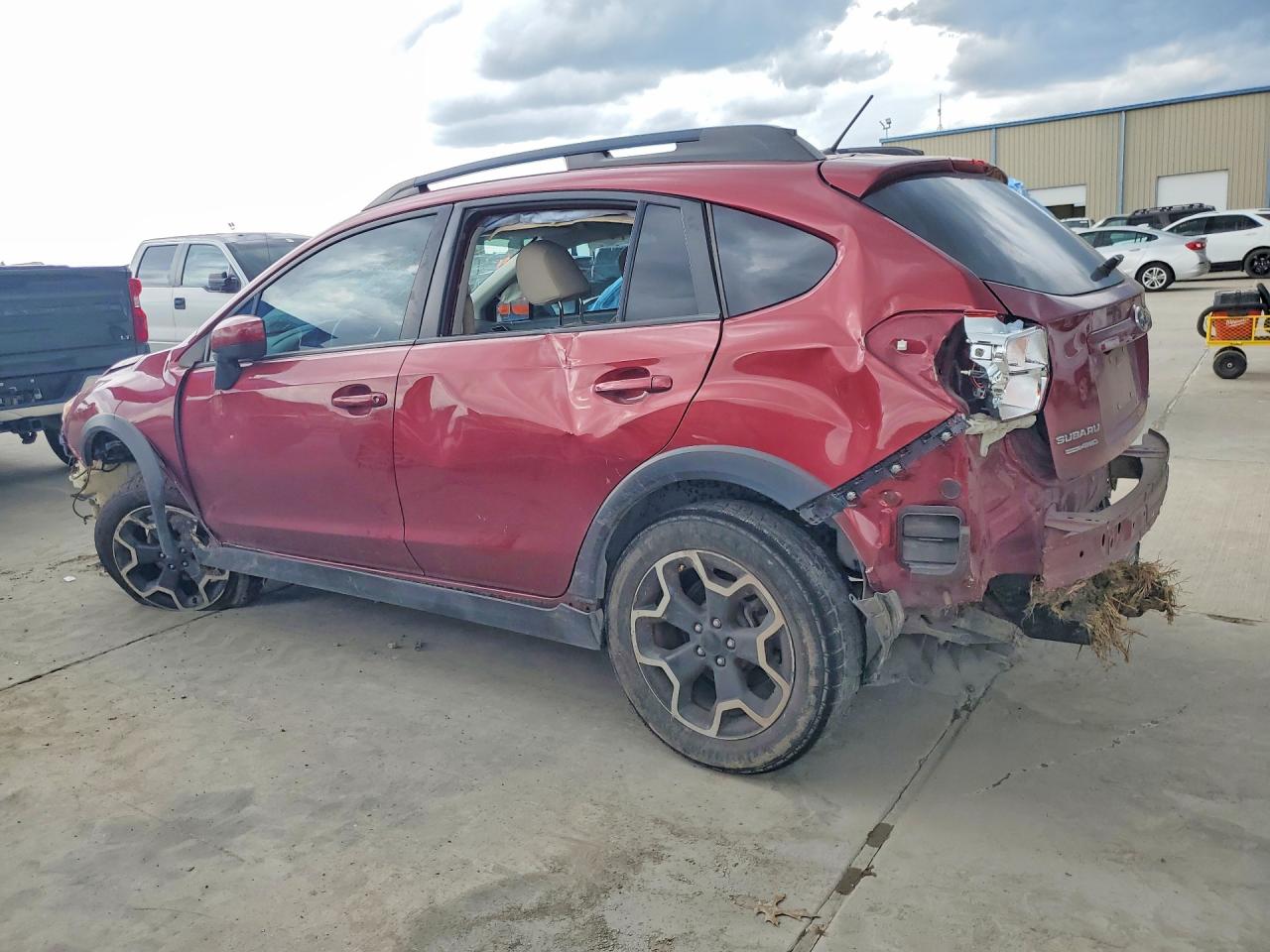 2015 Subaru Xv Crosstrek 2.0 Premium Red vin: JF2GPADC8F8281982