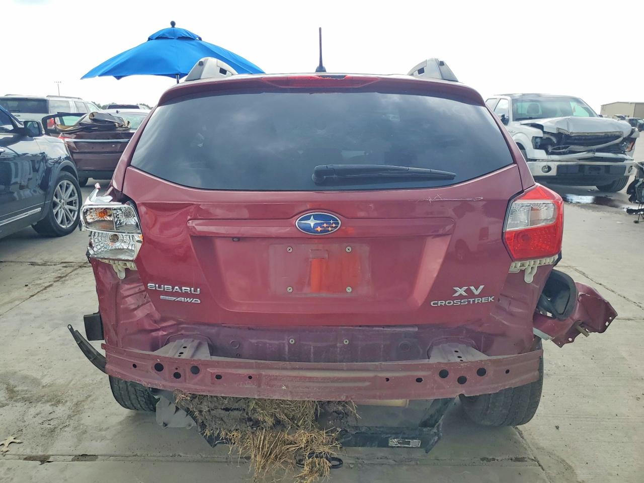 2015 Subaru Xv Crosstrek 2.0 Premium Red vin: JF2GPADC8F8281982