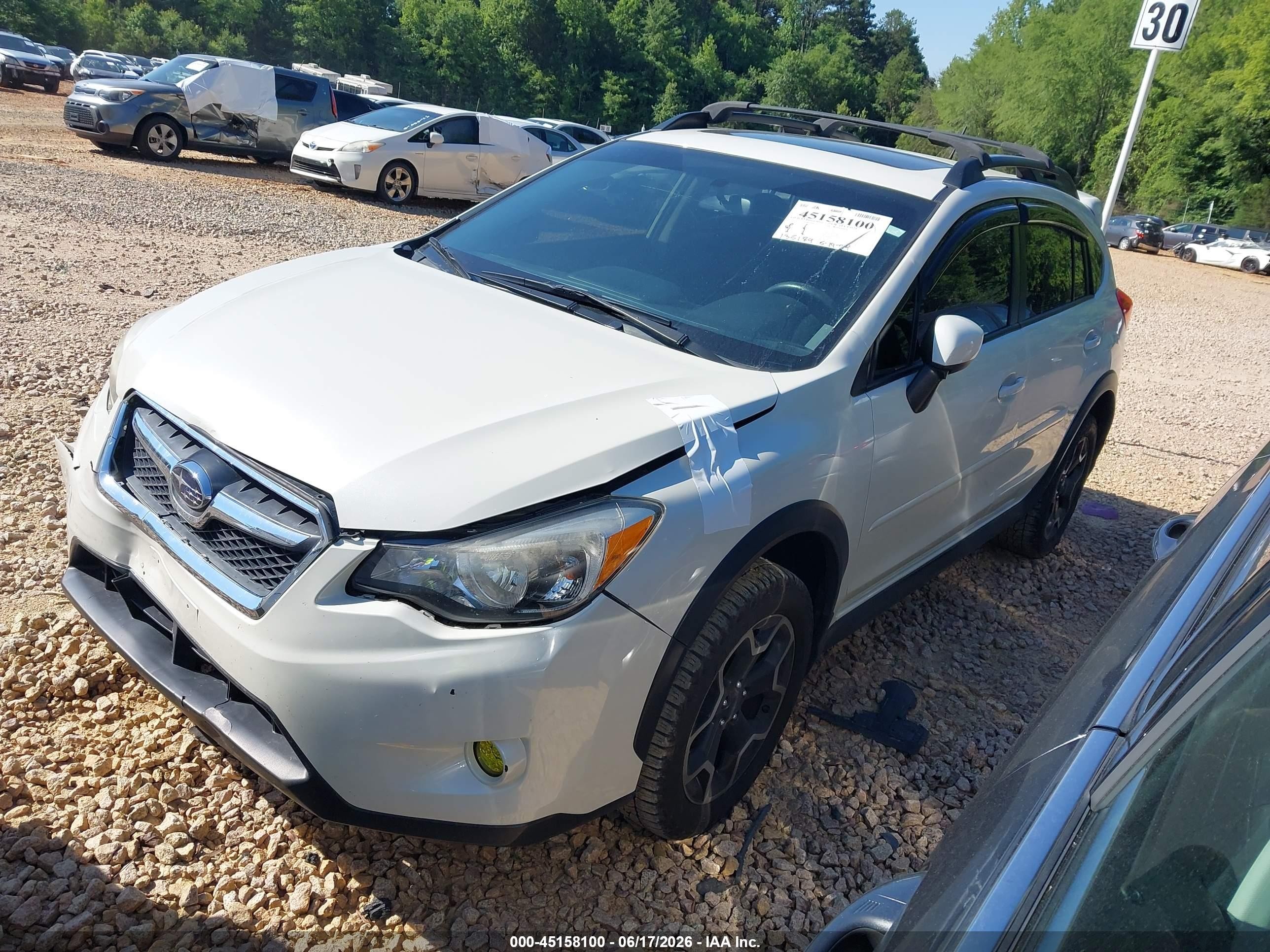 2015 Subaru Xv Crosstrek 2.0i Premium White vin: JF2GPADC8F8325933
