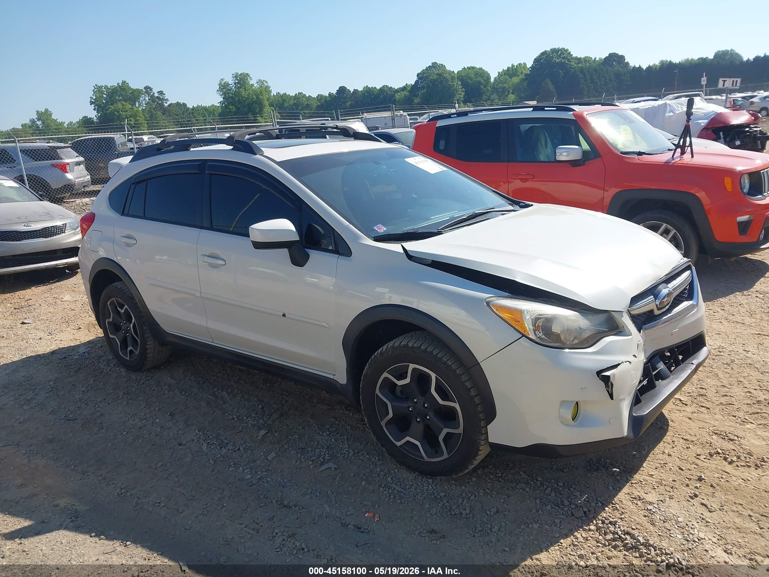 2015 Subaru Xv Crosstrek 2.0i Premium White vin: JF2GPADC8F8325933