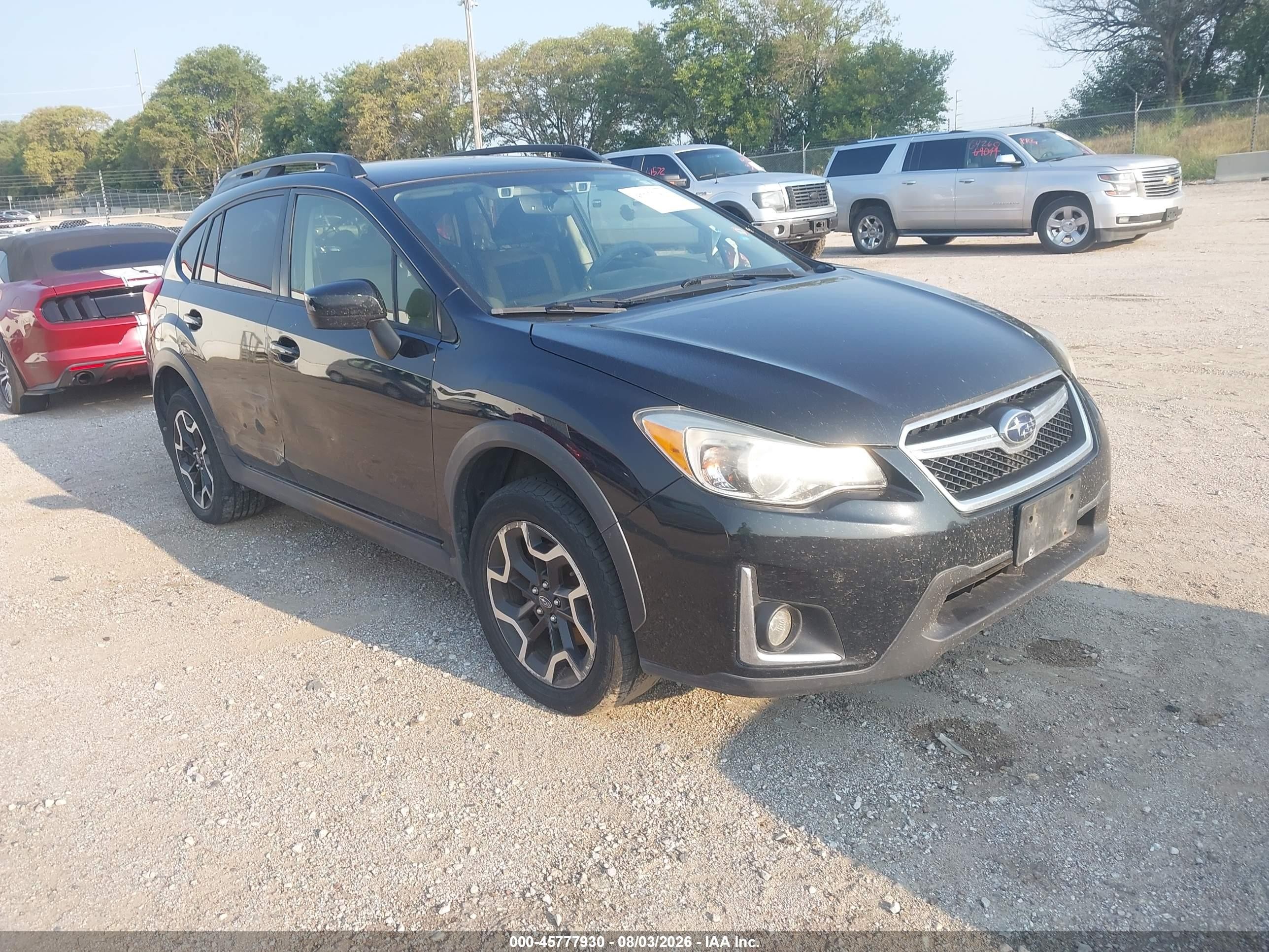 2017 Subaru Crosstrek 2.0i Premium Black vin: JF2GPADC8H8270225