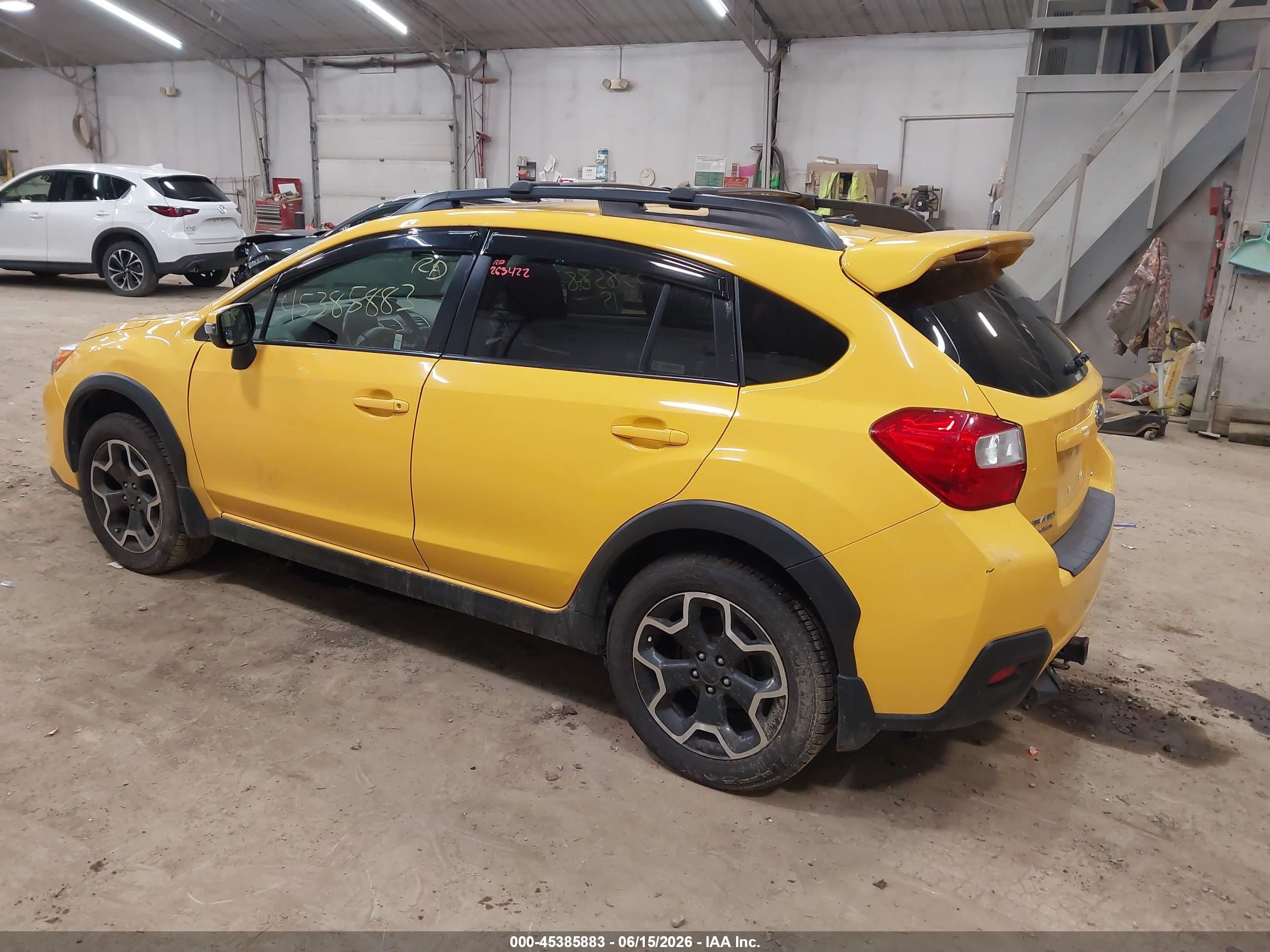 2015 Subaru Xv Crosstrek 2.0i Premium Yellow vin: JF2GPADC9F8240406