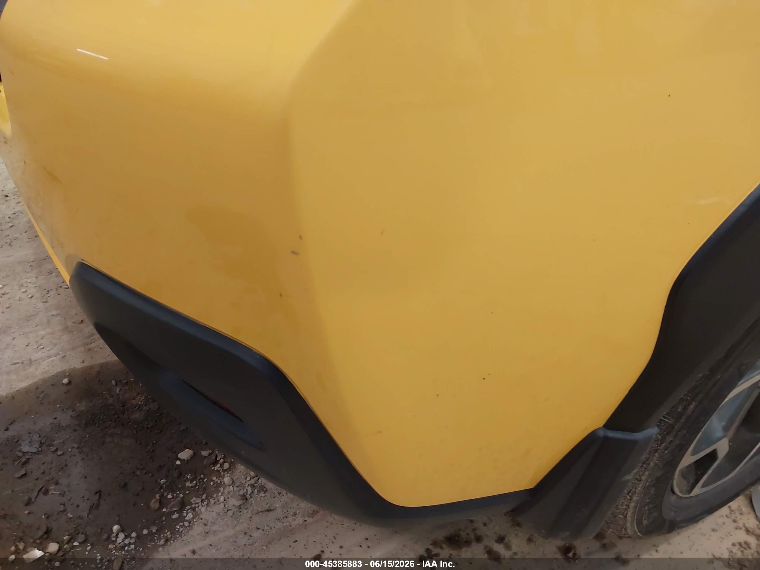 2015 Subaru Xv Crosstrek 2.0i Premium Yellow vin: JF2GPADC9F8240406