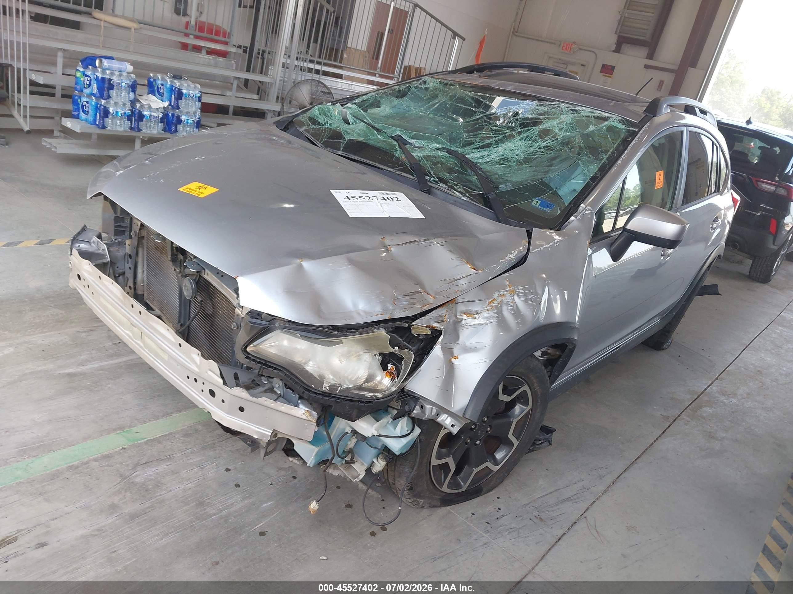 2015 Subaru Xv Crosstrek 2.0i Premium Silver vin: JF2GPADC9F8247050