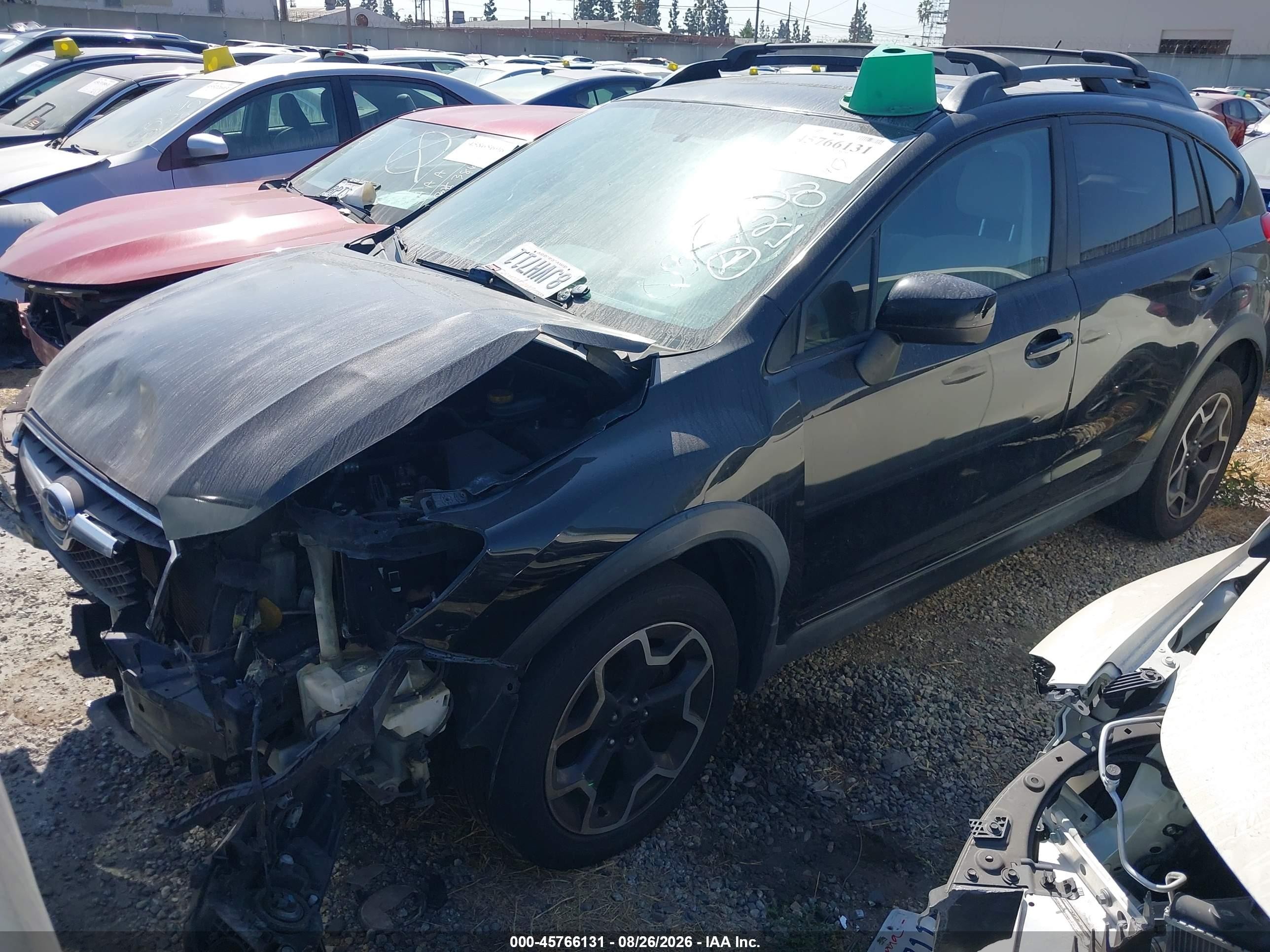 2015 Subaru Xv Crosstrek 2.0i Premium Black vin: JF2GPADC9F8264463