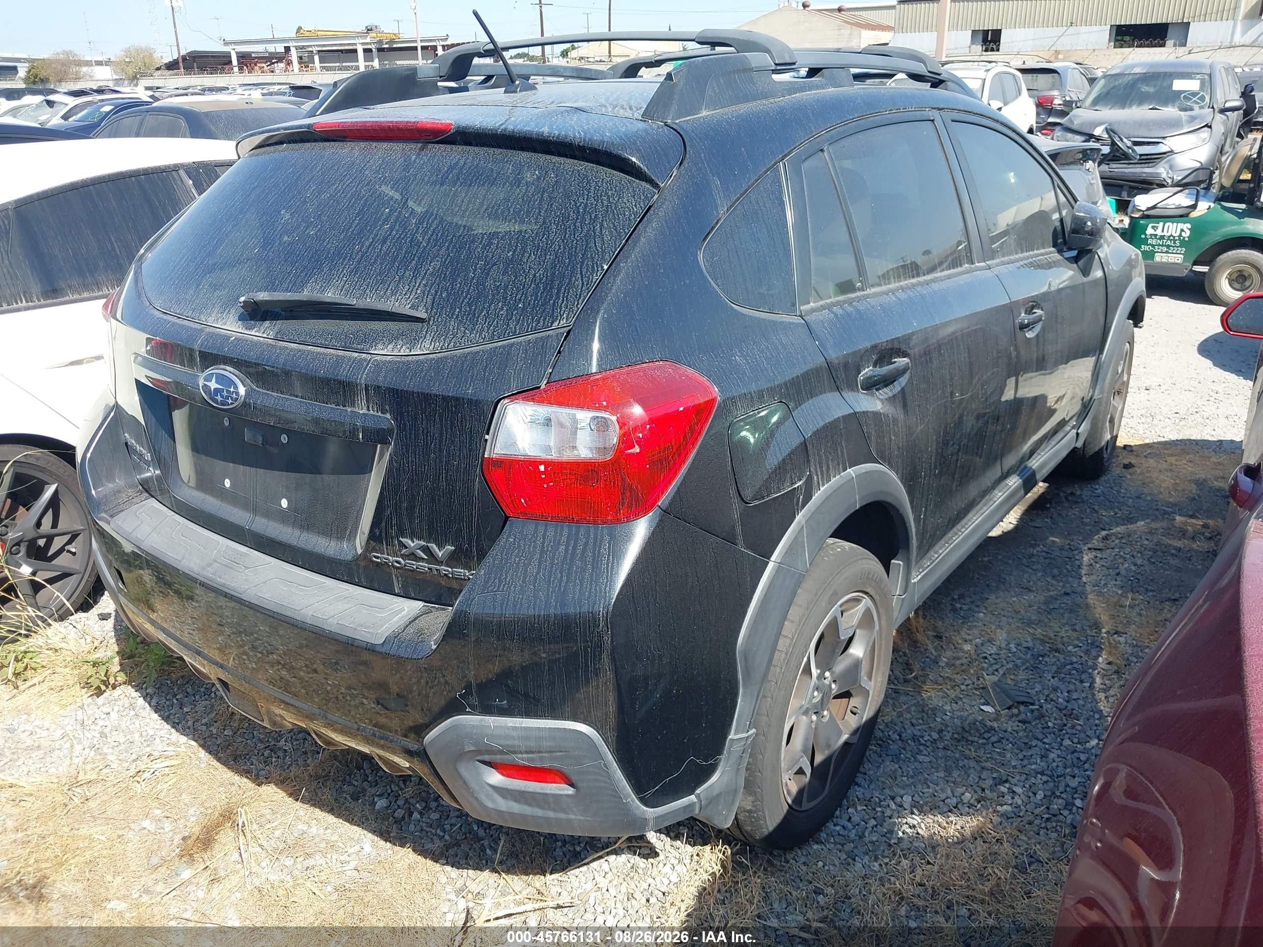 2015 Subaru Xv Crosstrek 2.0i Premium Black vin: JF2GPADC9F8264463