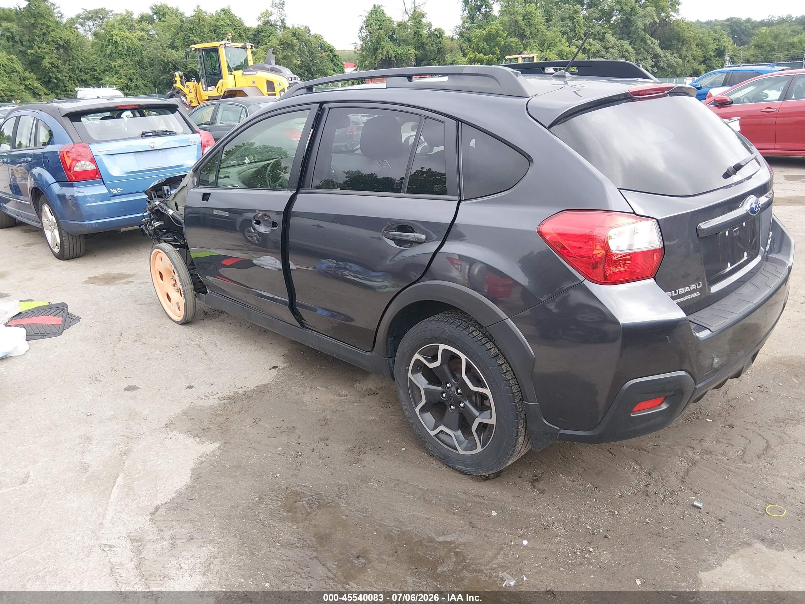 2015 Subaru Xv Crosstrek 2.0i Premium Gray vin: JF2GPADC9FH246822