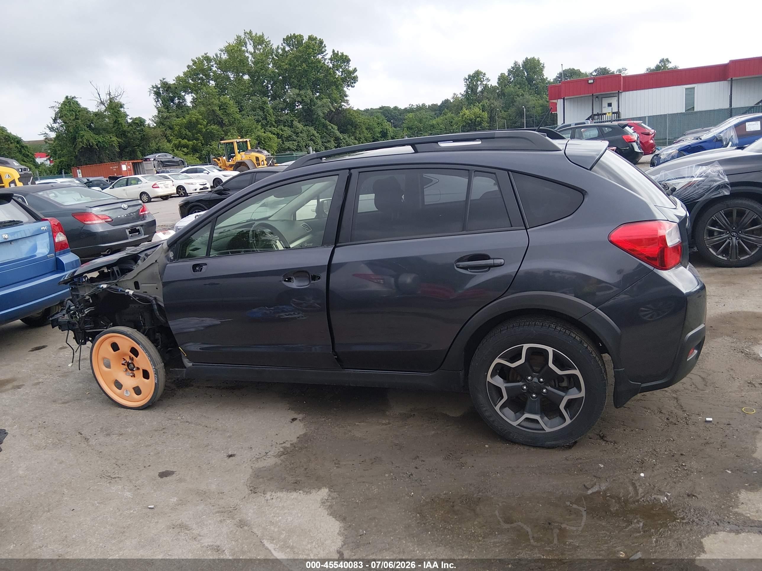 2015 Subaru Xv Crosstrek 2.0i Premium Gray vin: JF2GPADC9FH246822