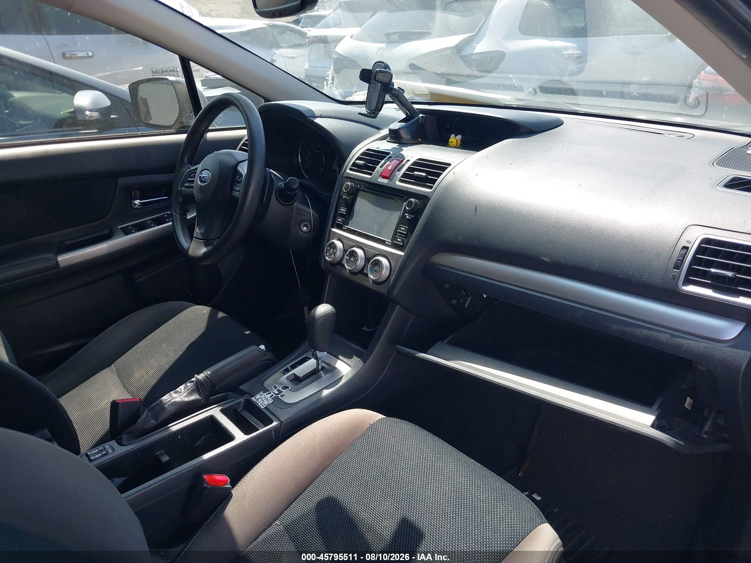 2015 Subaru Xv Crosstrek 2.0i Premium Gray vin: JF2GPADC9FH300510