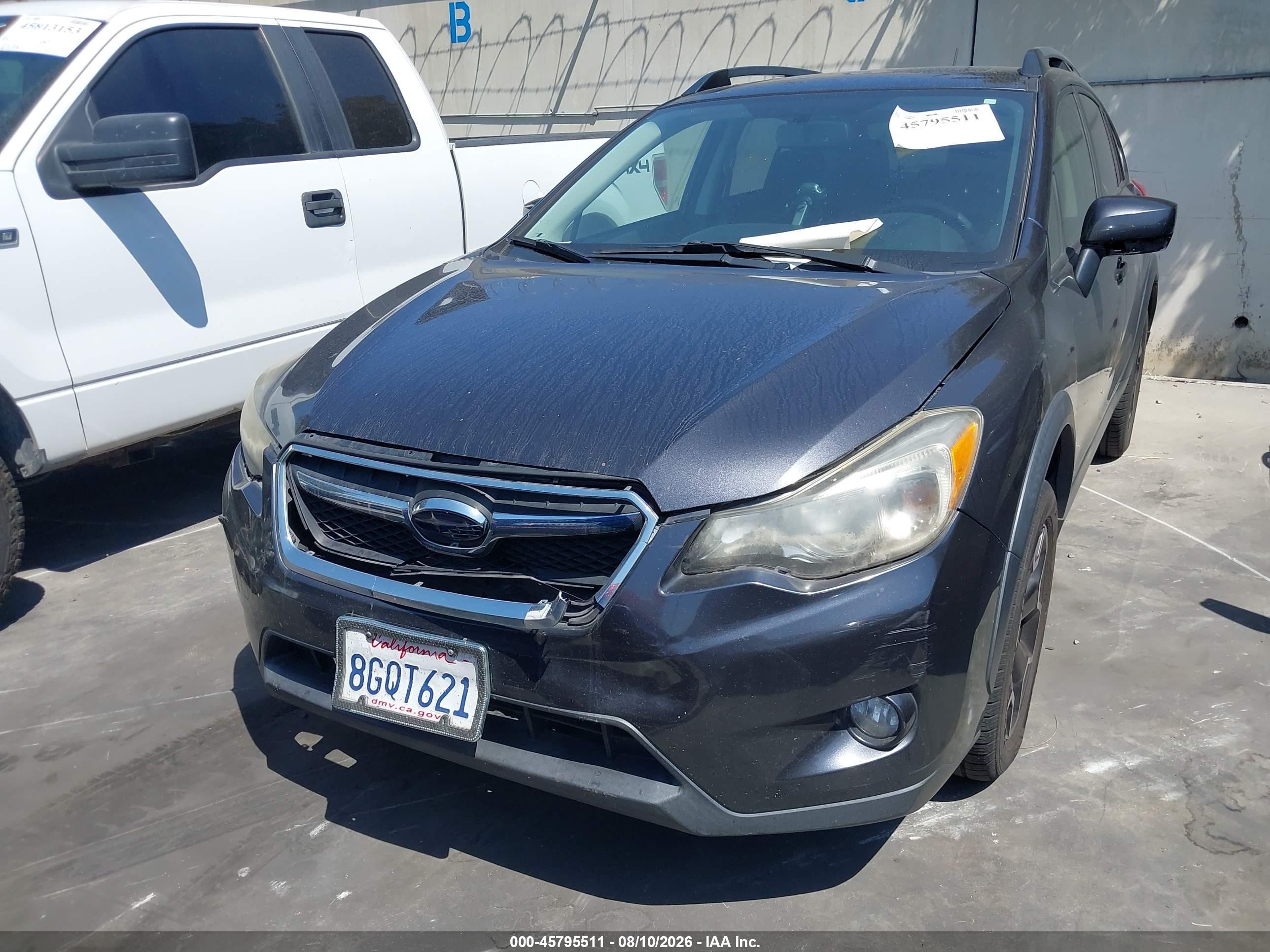 2015 Subaru Xv Crosstrek 2.0i Premium Gray vin: JF2GPADC9FH300510