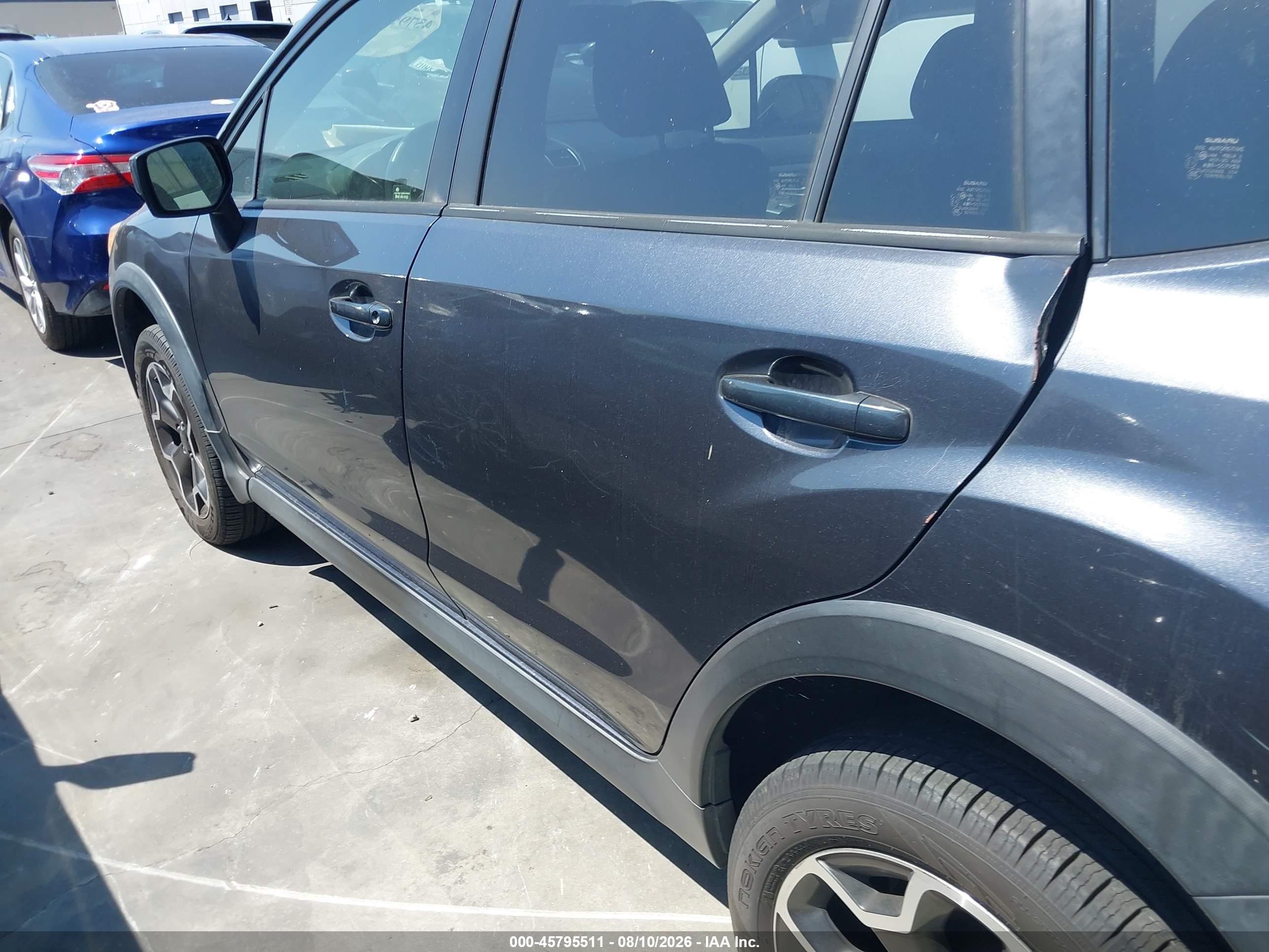 2015 Subaru Xv Crosstrek 2.0i Premium Gray vin: JF2GPADC9FH300510