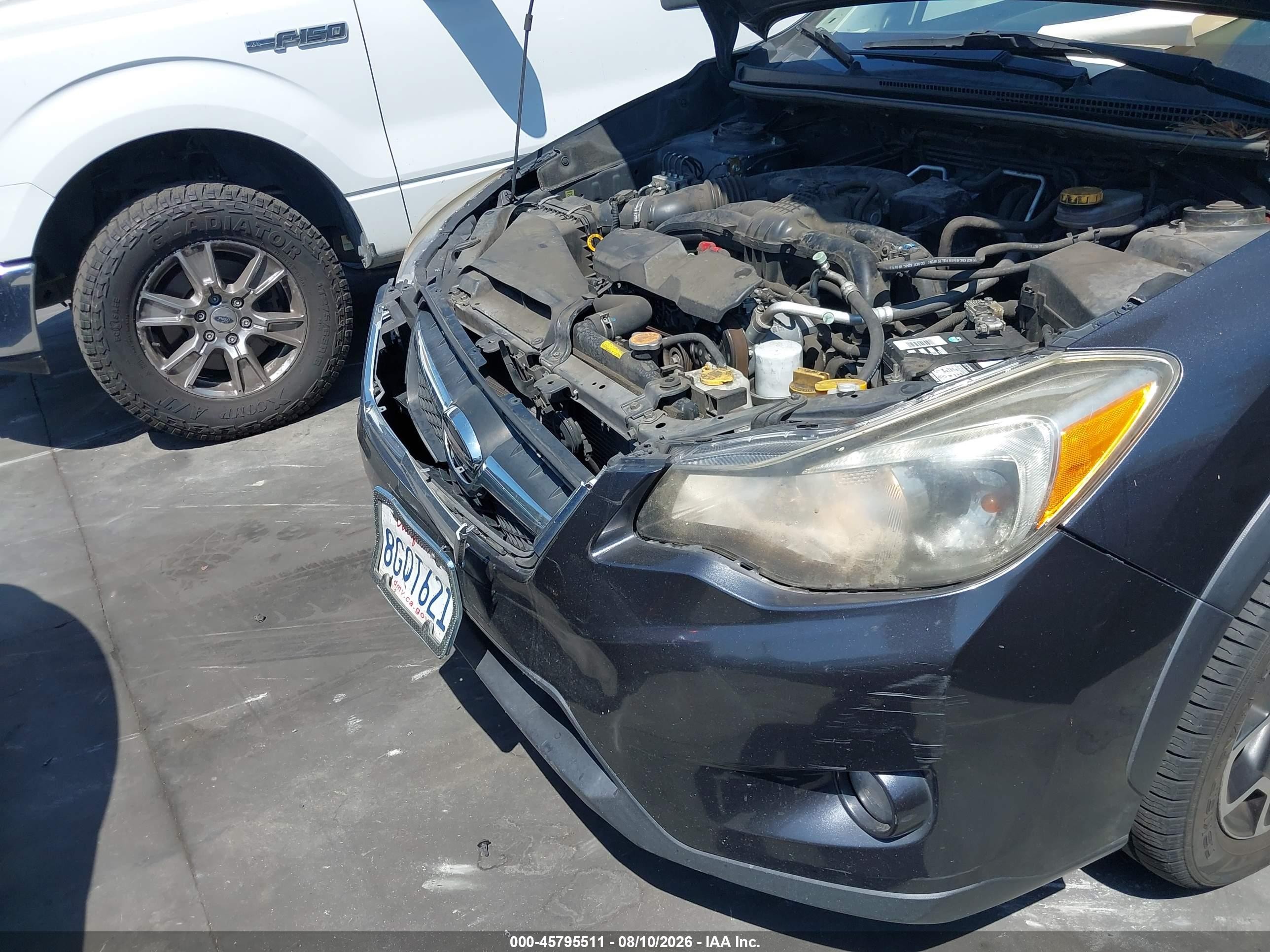 2015 Subaru Xv Crosstrek 2.0i Premium Gray vin: JF2GPADC9FH300510