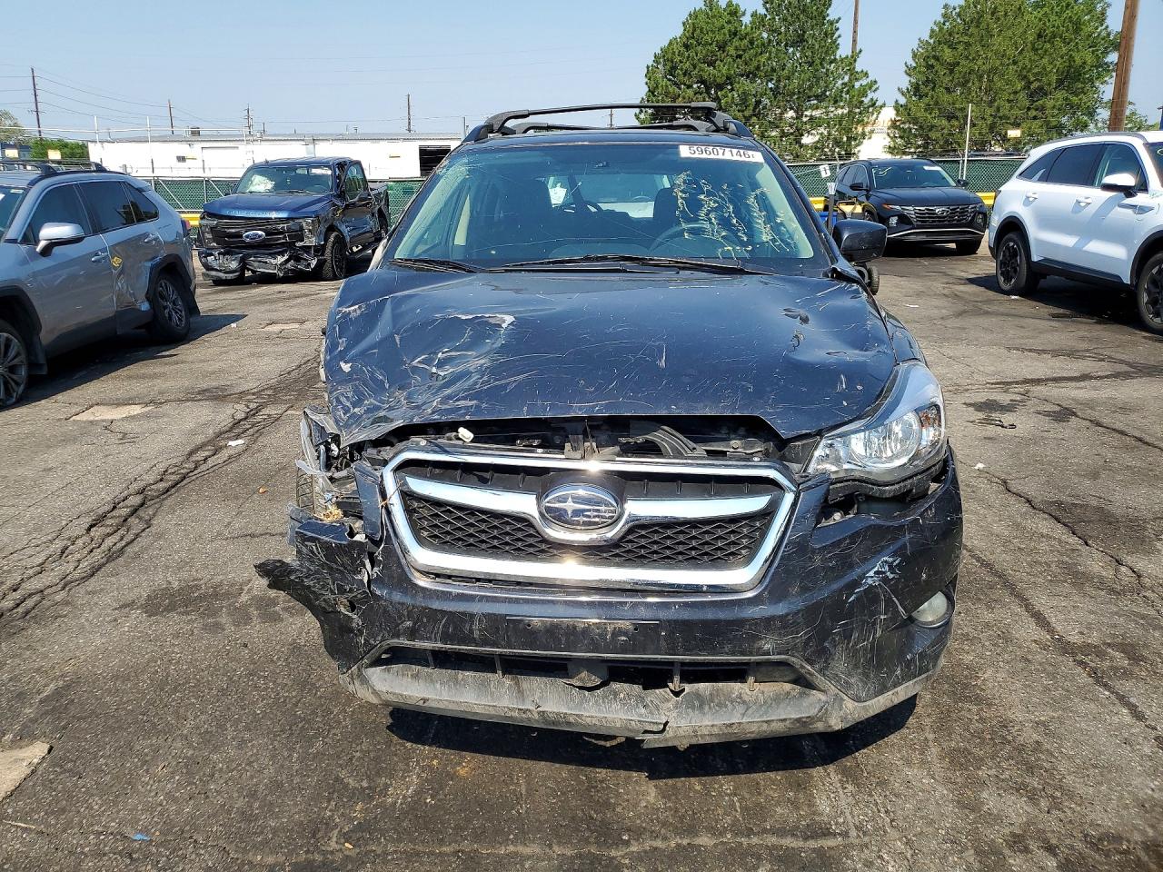 2015 Subaru Xv Crosstrek 2.0 Premium Gray vin: JF2GPADCXF8230466
