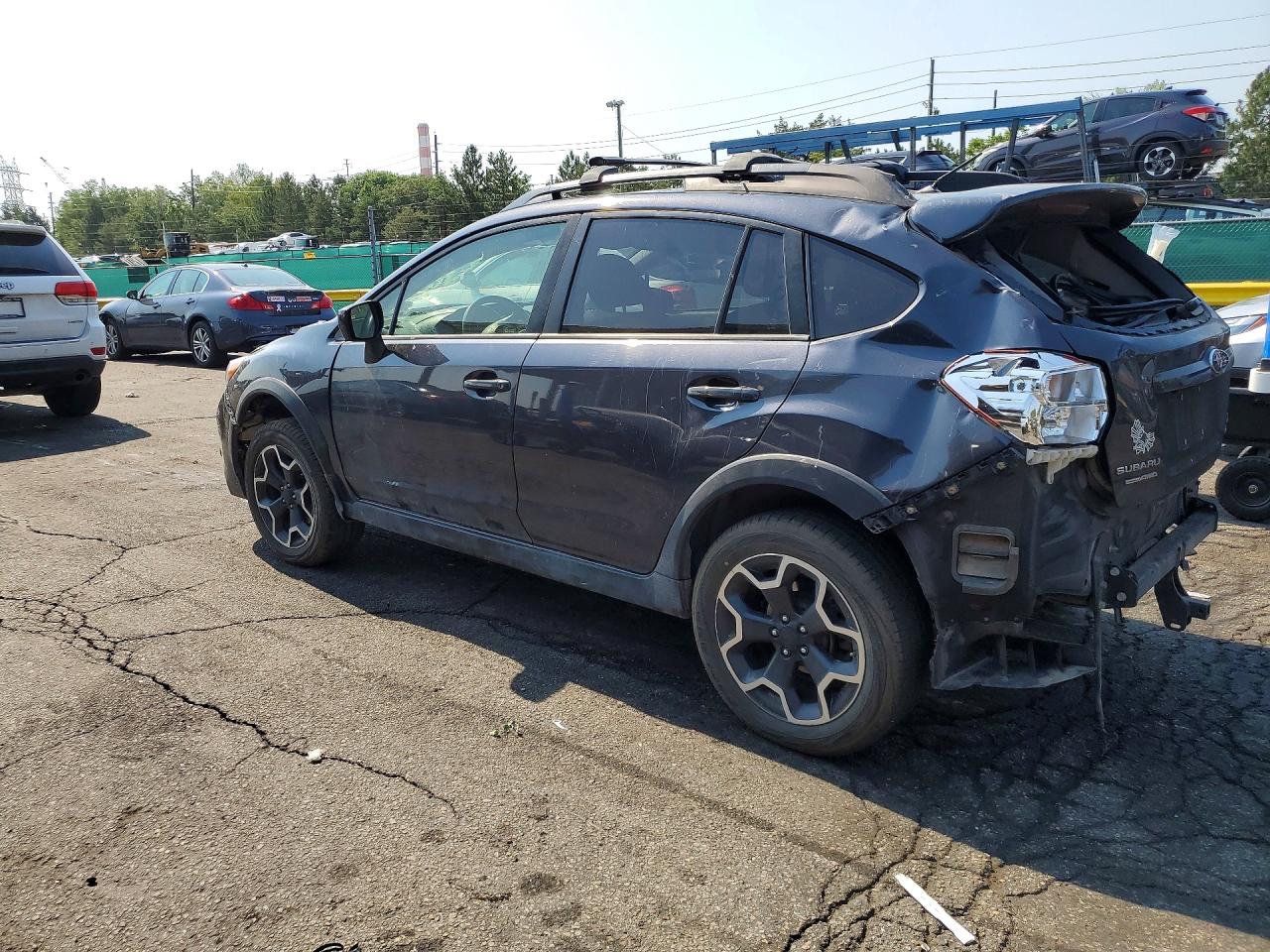 2015 Subaru Xv Crosstrek 2.0 Premium Gray vin: JF2GPADCXF8230466