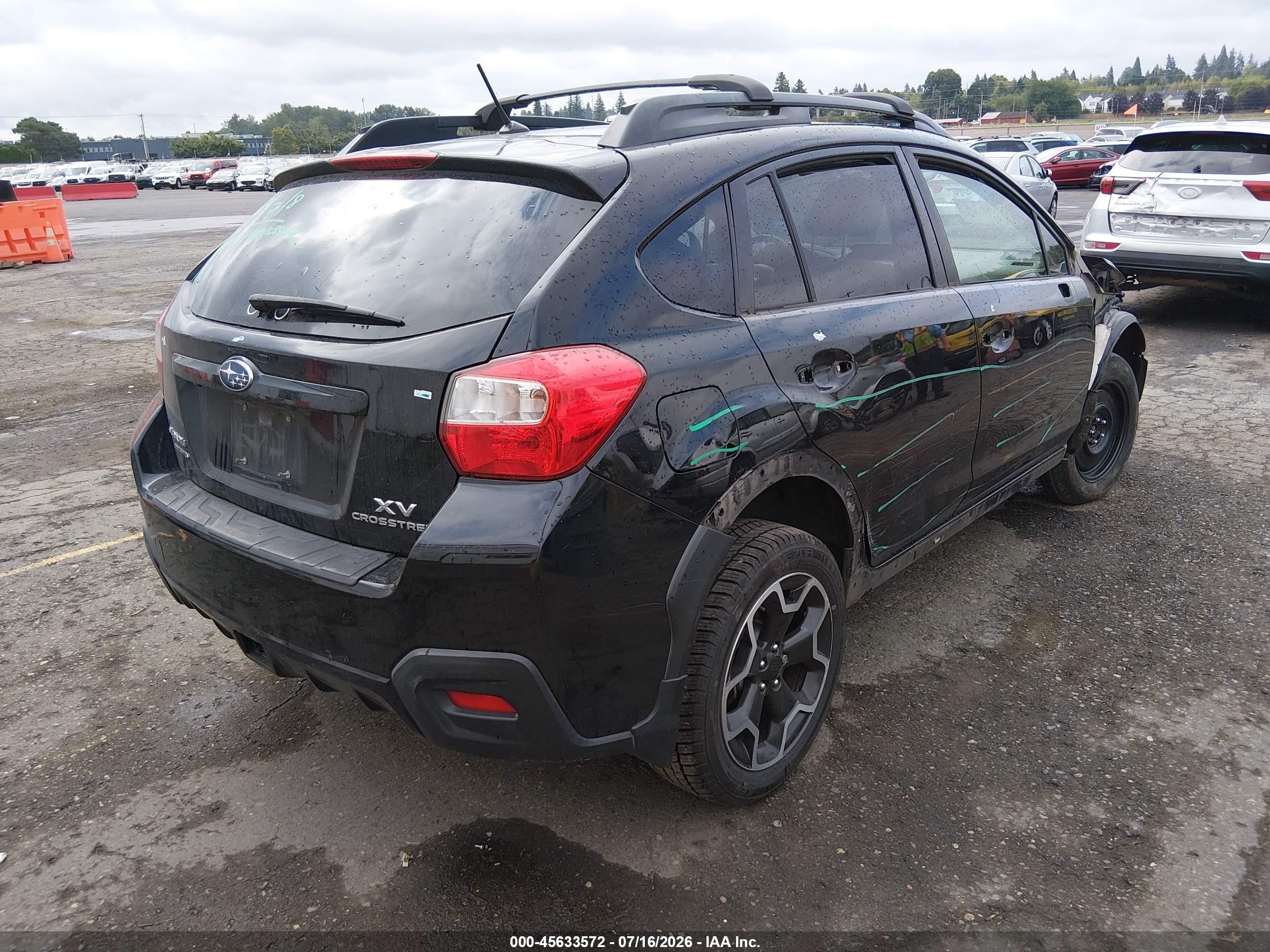 2015 Subaru Xv Crosstrek 2.0i Premium Черный vin: JF2GPADCXF8260518