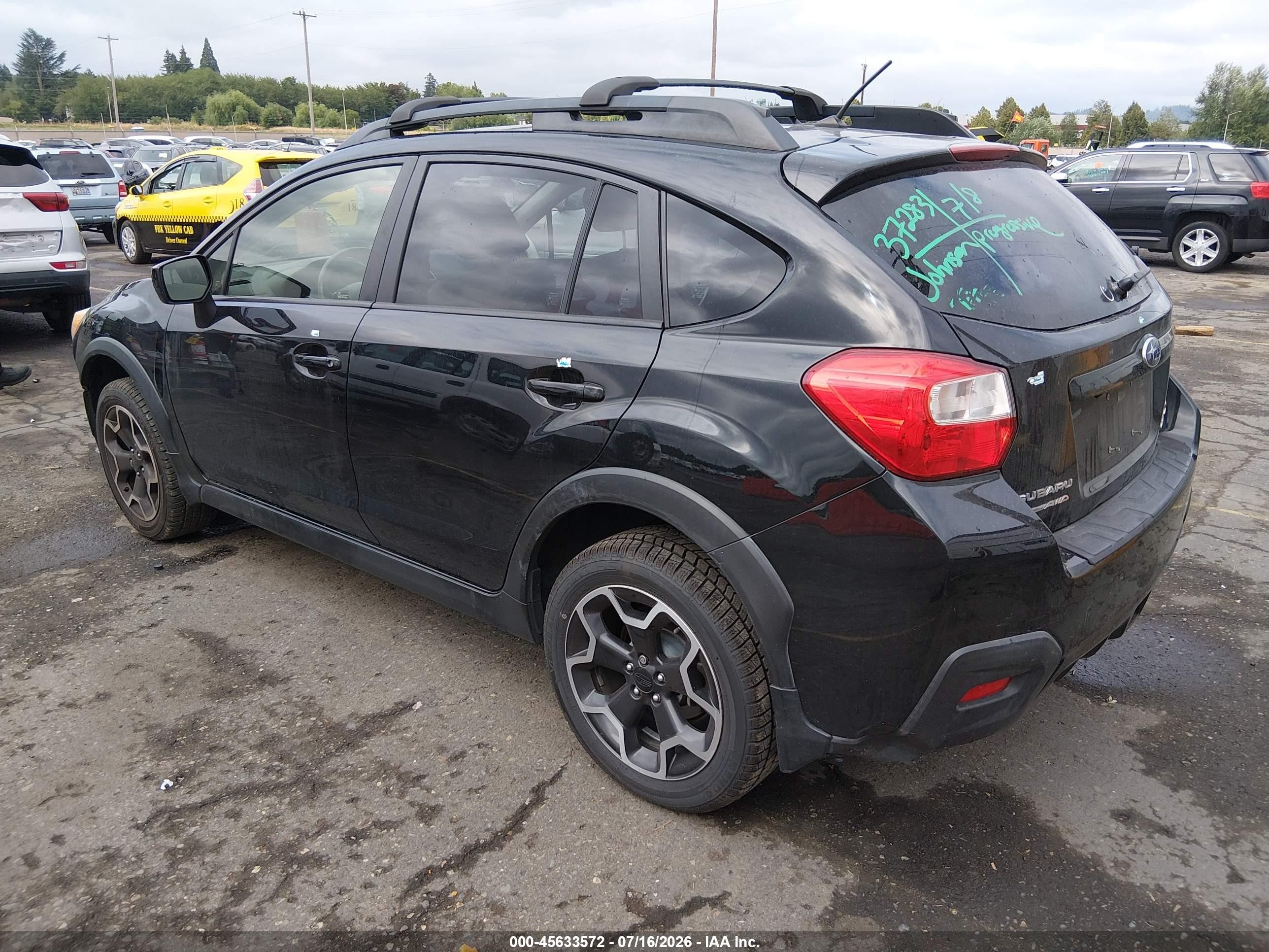 2015 Subaru Xv Crosstrek 2.0i Premium Черный vin: JF2GPADCXF8260518