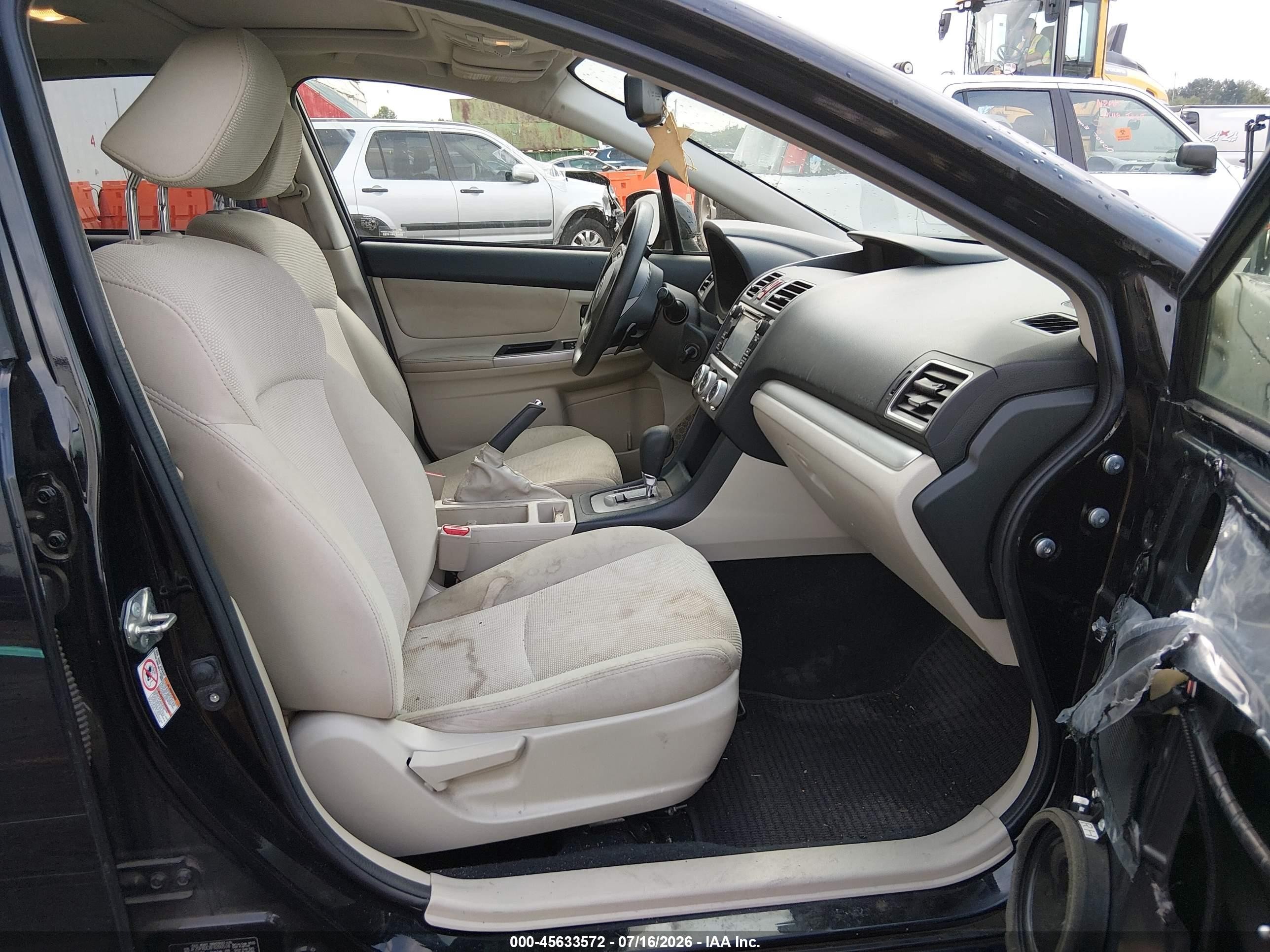 2015 Subaru Xv Crosstrek 2.0i Premium Черный vin: JF2GPADCXF8260518