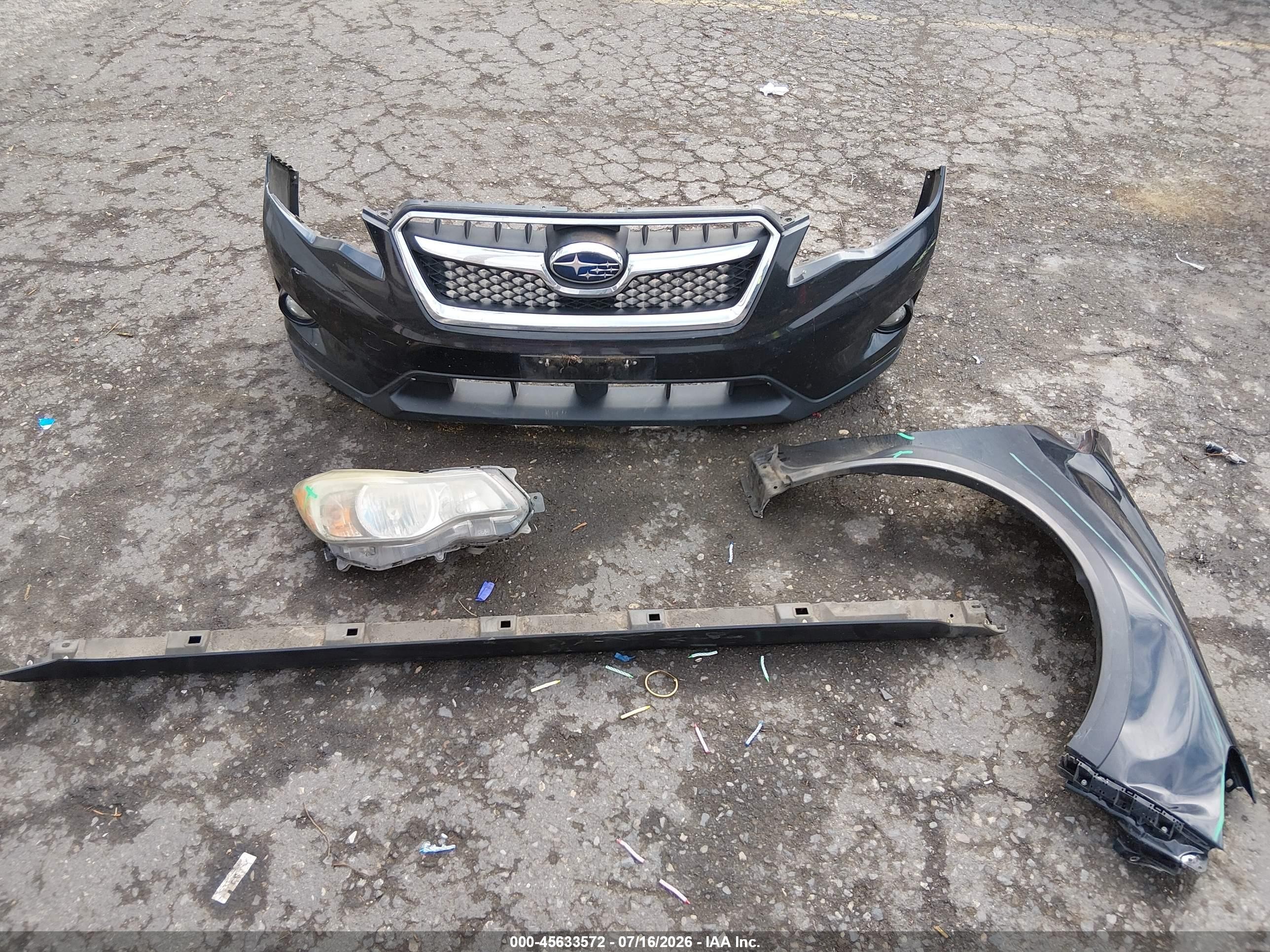 2015 Subaru Xv Crosstrek 2.0i Premium Черный vin: JF2GPADCXF8260518