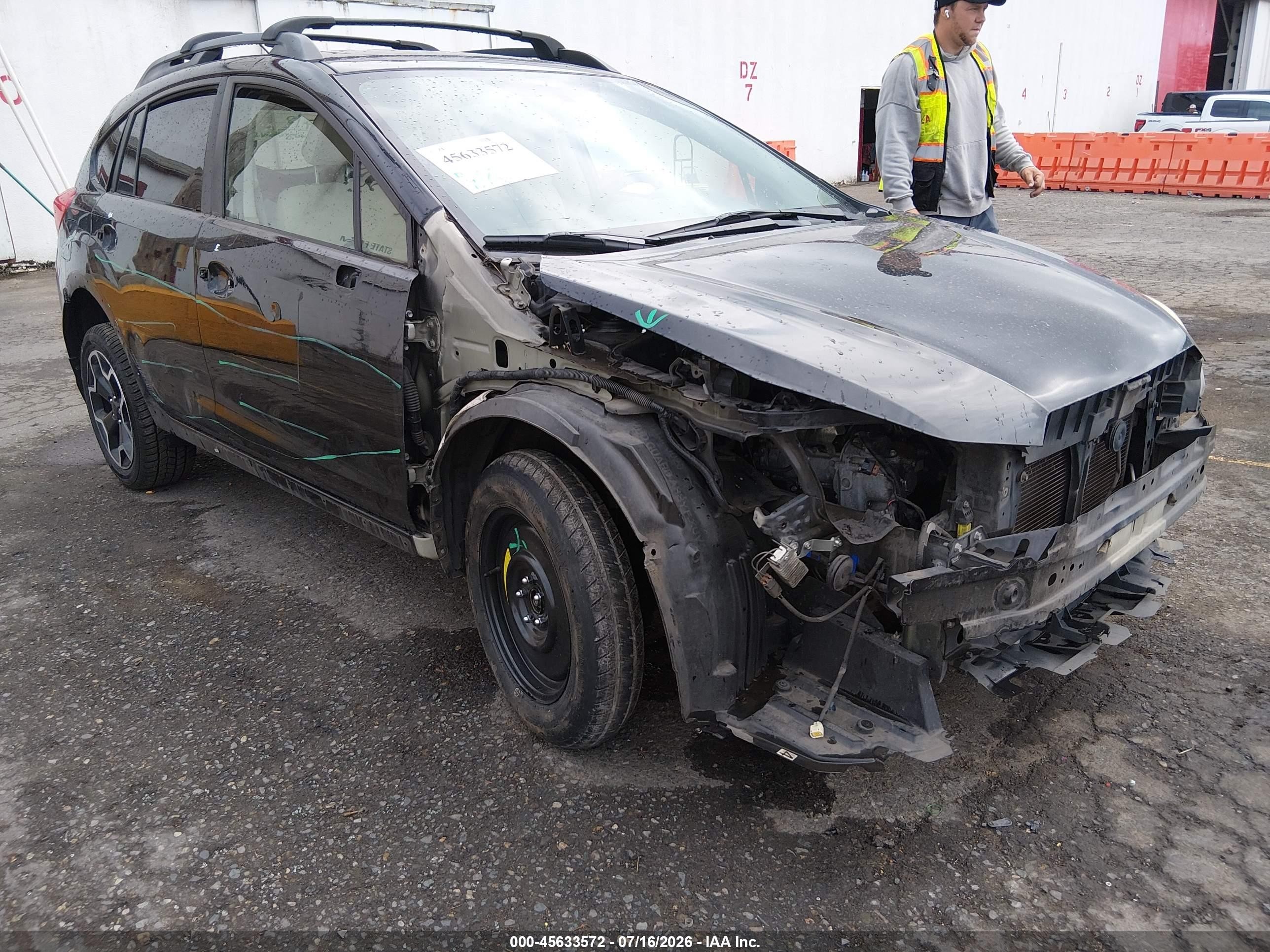 2015 Subaru Xv Crosstrek 2.0i Premium Черный vin: JF2GPADCXF8260518