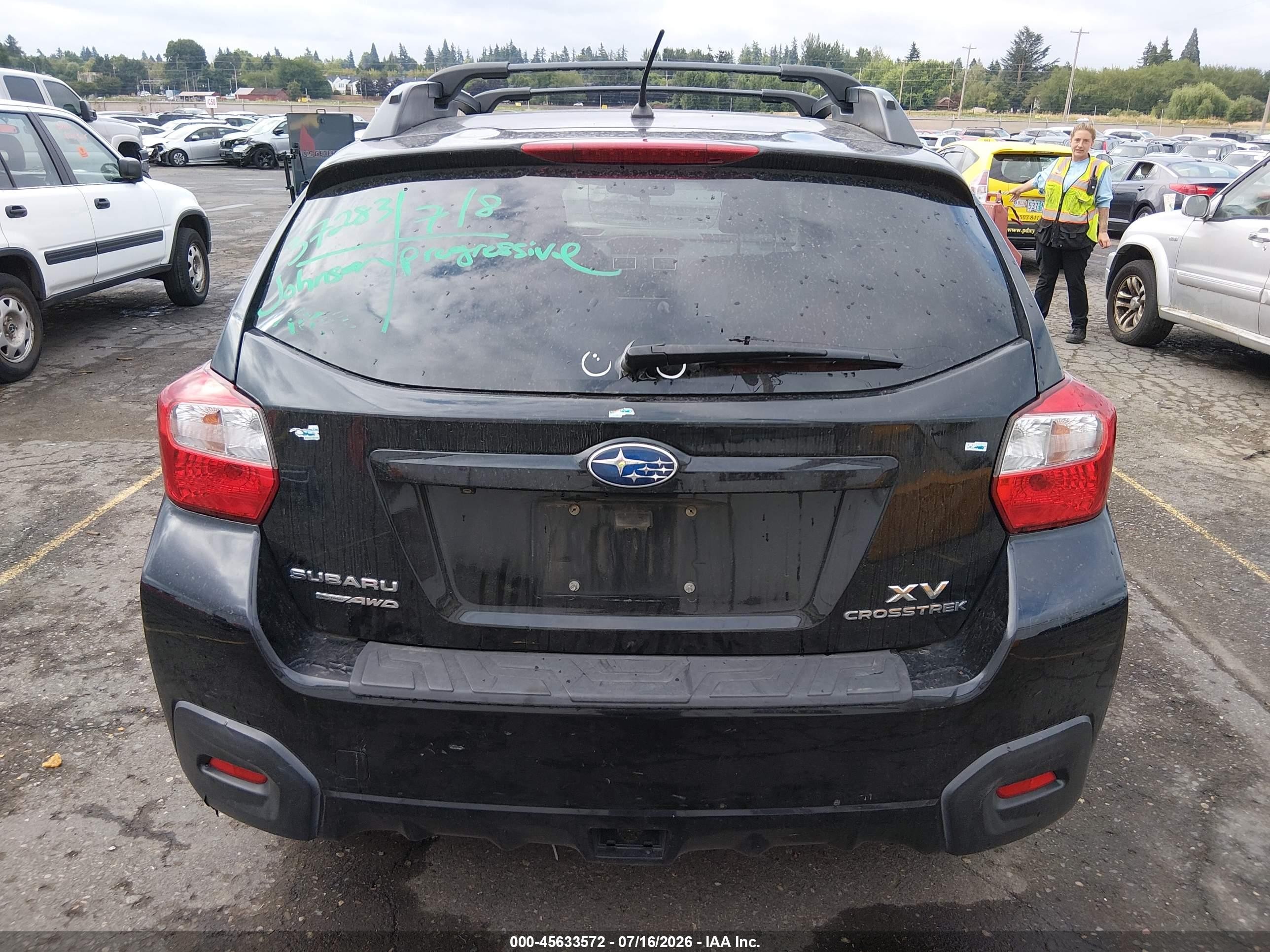 2015 Subaru Xv Crosstrek 2.0i Premium Черный vin: JF2GPADCXF8260518