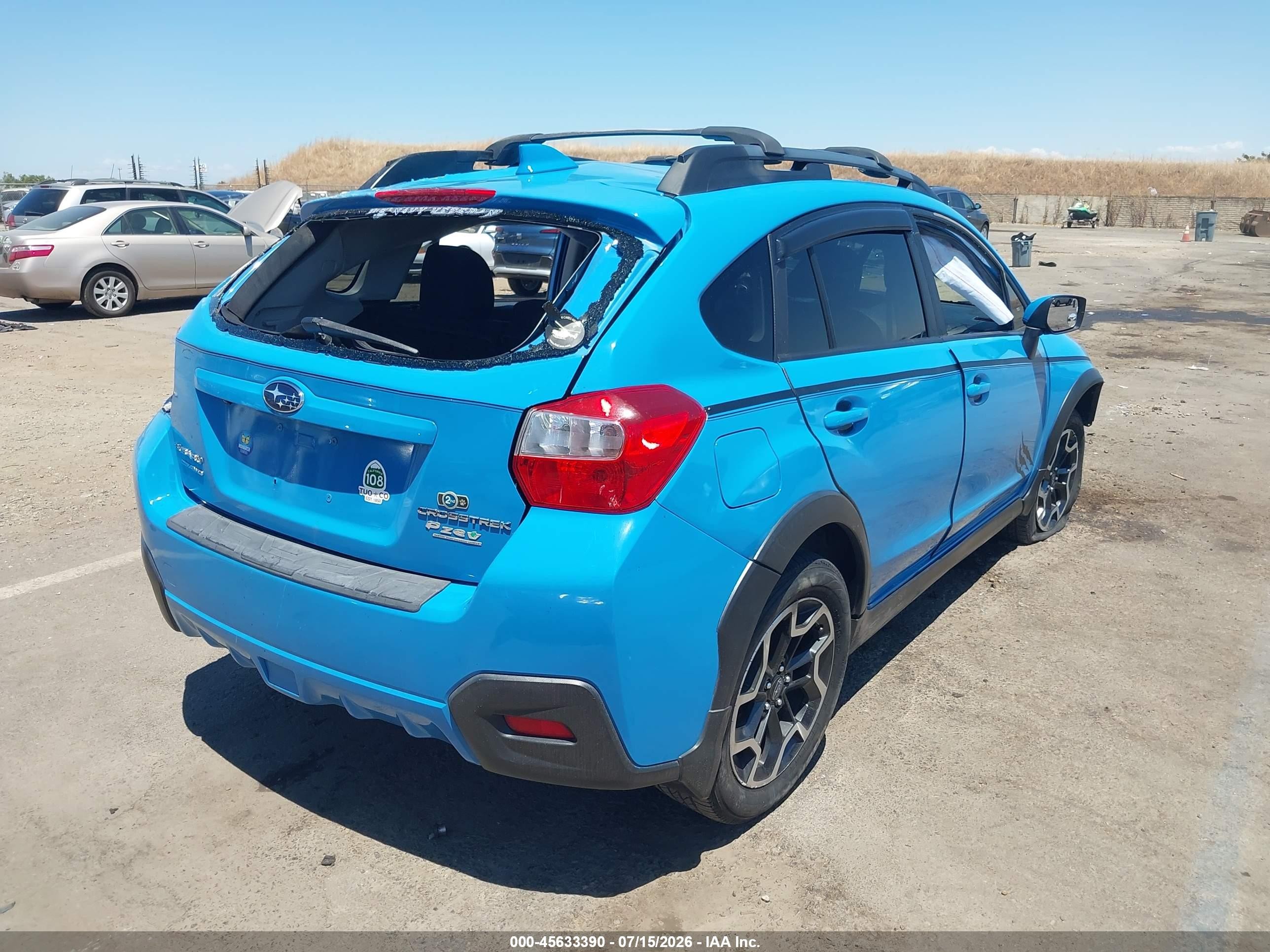 2016 Subaru Crosstrek 2.0i Premium Blue vin: JF2GPADCXG8279877