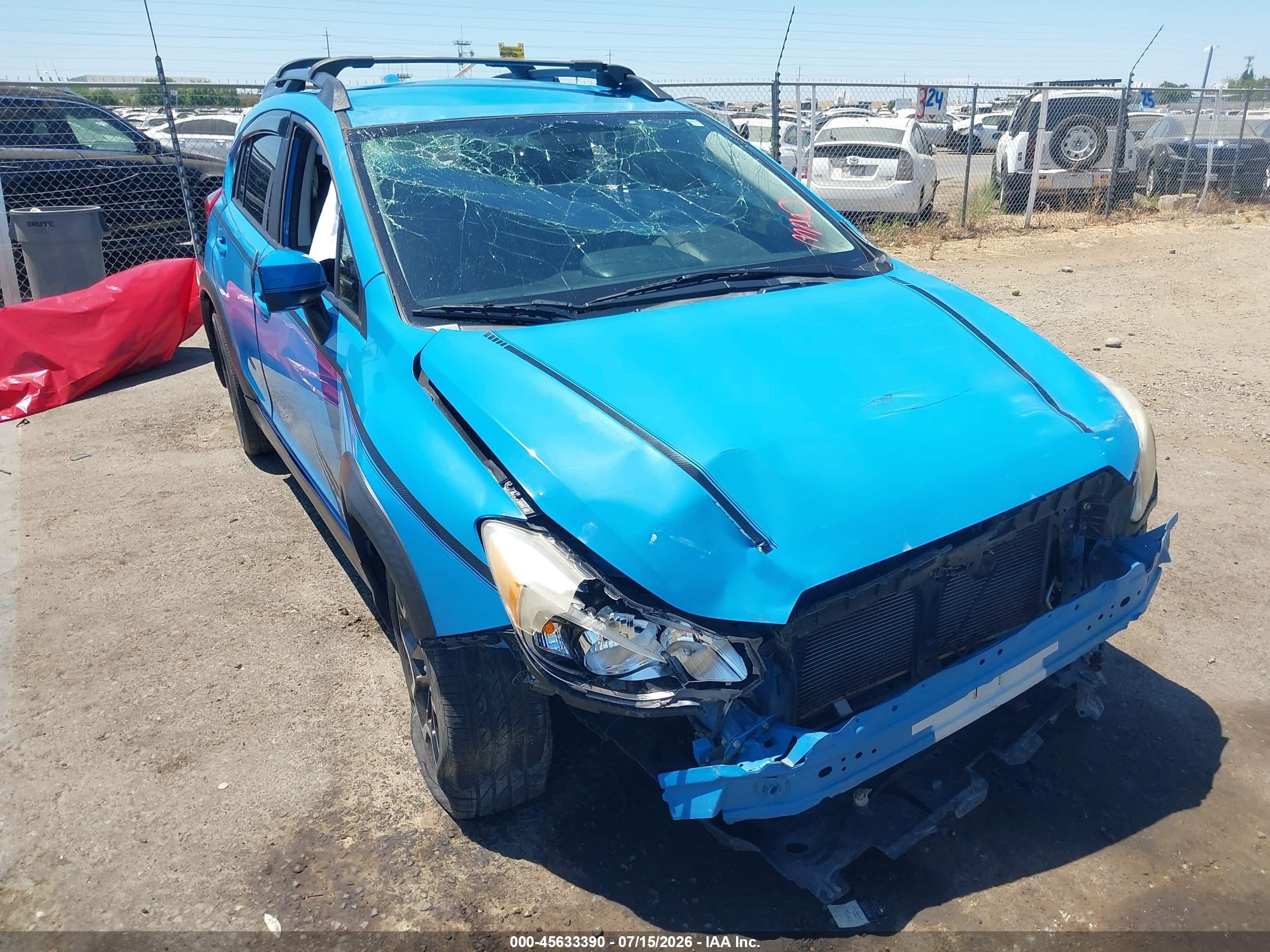 2016 Subaru Crosstrek 2.0i Premium Blue vin: JF2GPADCXG8279877
