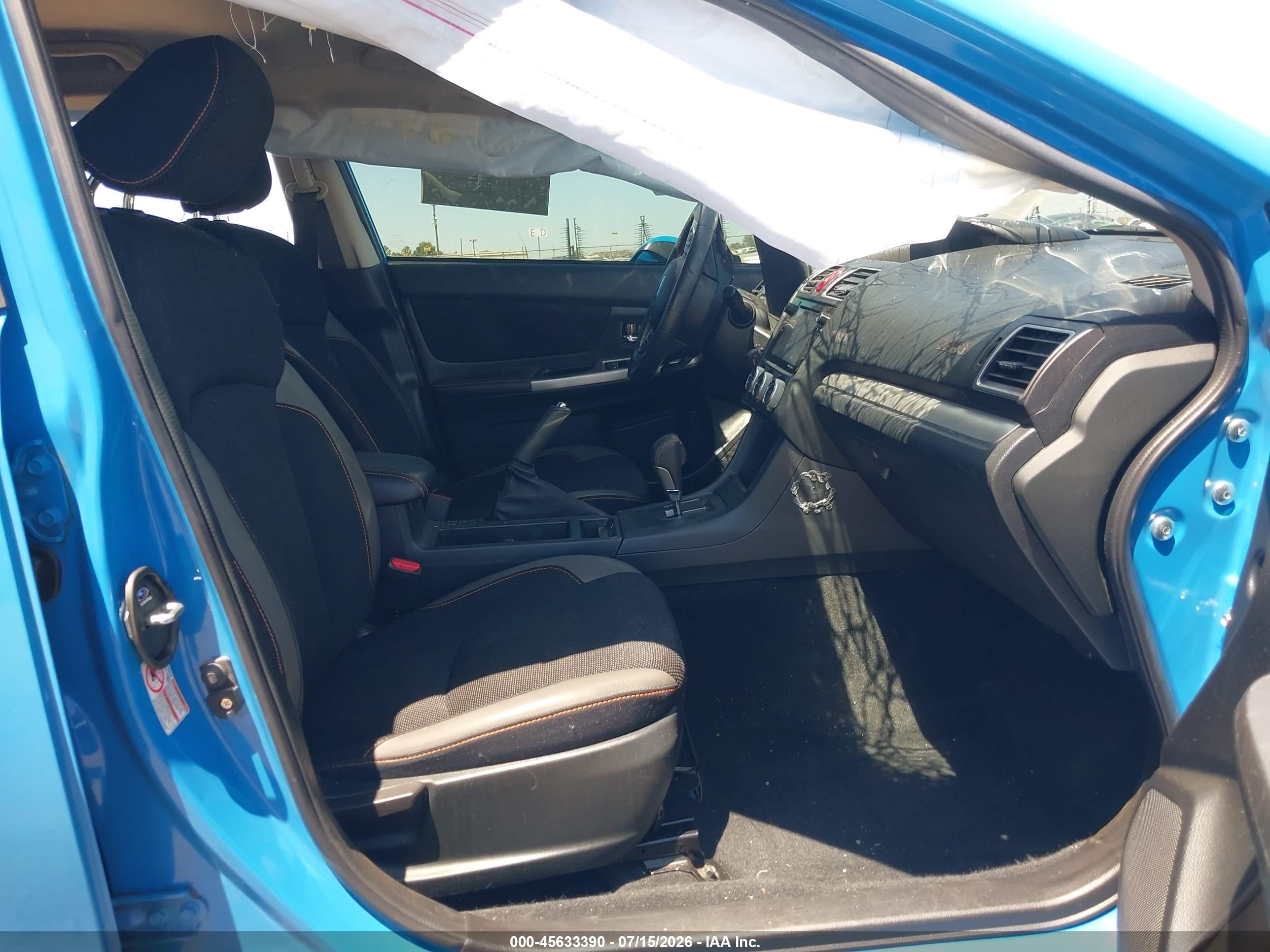 2016 Subaru Crosstrek 2.0i Premium Blue vin: JF2GPADCXG8279877