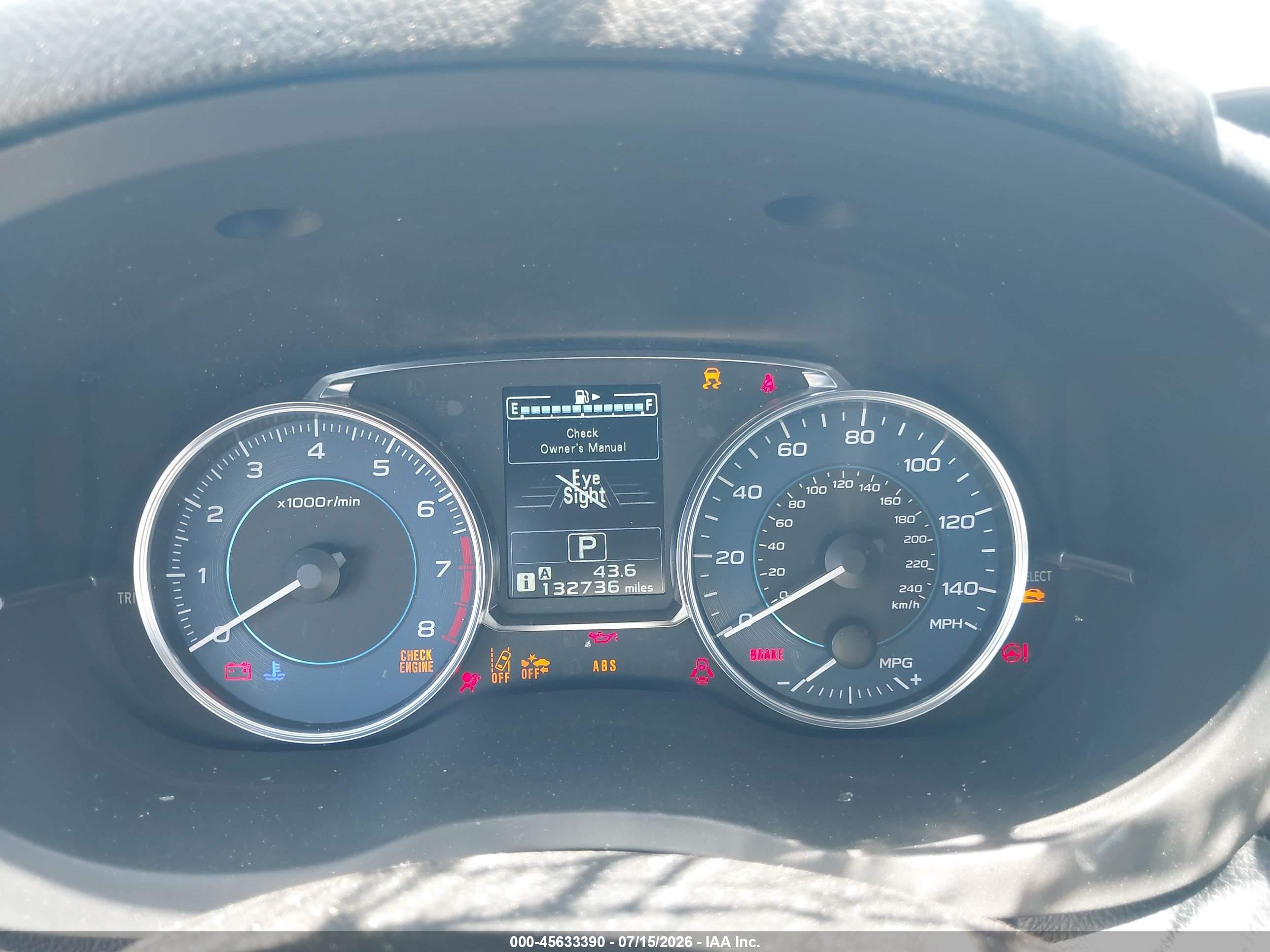 2016 Subaru Crosstrek 2.0i Premium Blue vin: JF2GPADCXG8279877