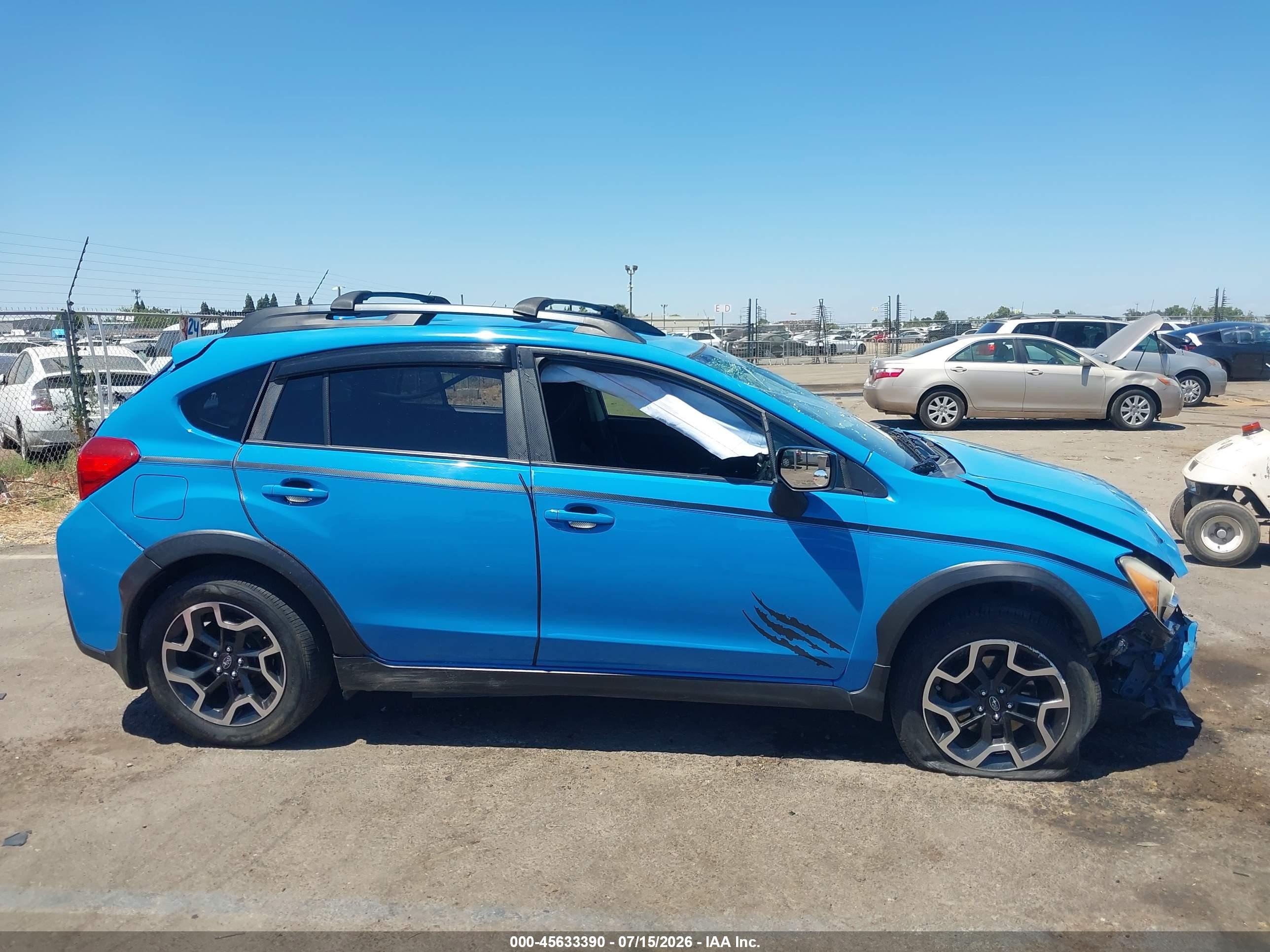 2016 Subaru Crosstrek 2.0i Premium Blue vin: JF2GPADCXG8279877