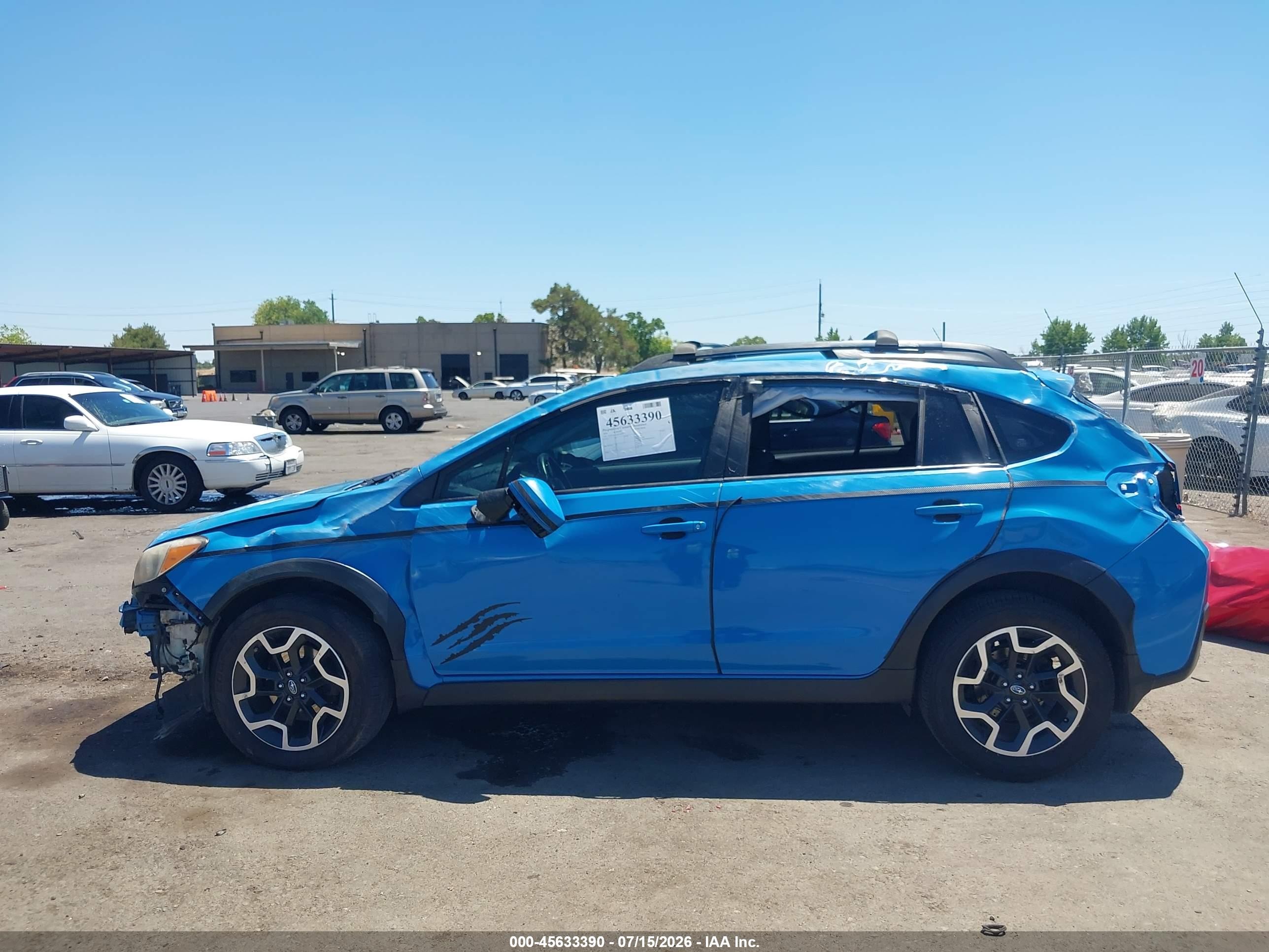 2016 Subaru Crosstrek 2.0i Premium Blue vin: JF2GPADCXG8279877