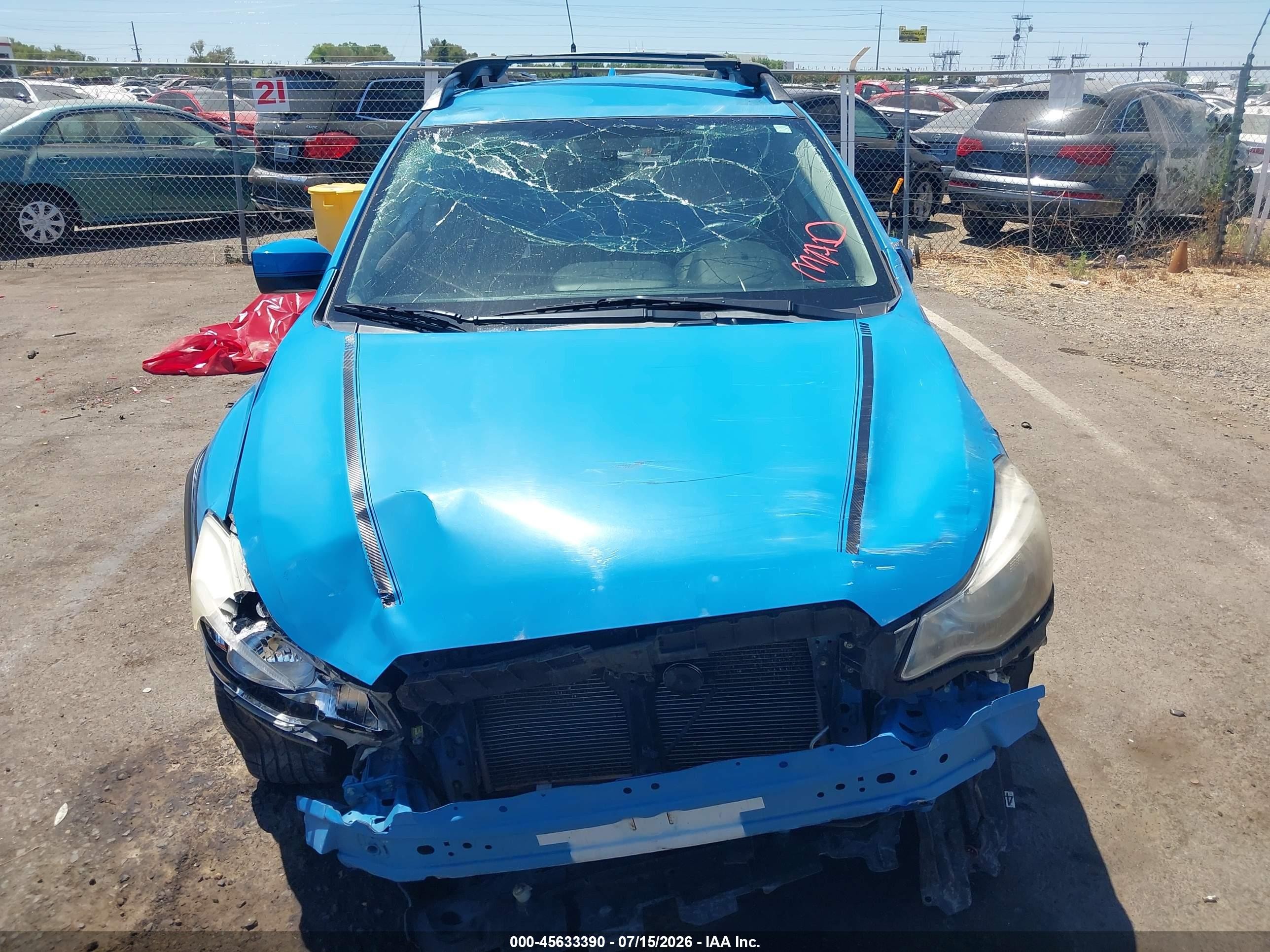 2016 Subaru Crosstrek 2.0i Premium Blue vin: JF2GPADCXG8279877