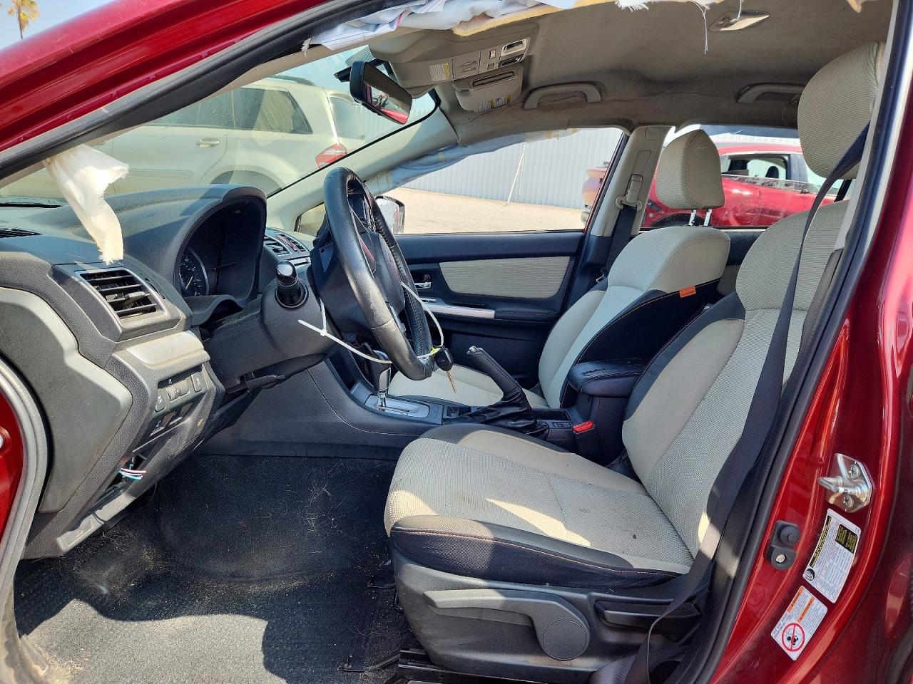 2017 Subaru Crosstrek Premium Red vin: JF2GPADCXHH237338