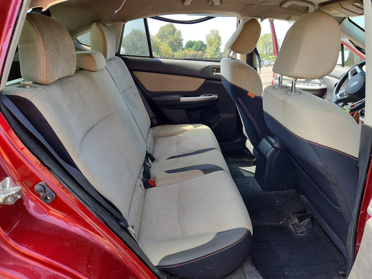 2017 Subaru Crosstrek Premium Red vin: JF2GPADCXHH237338