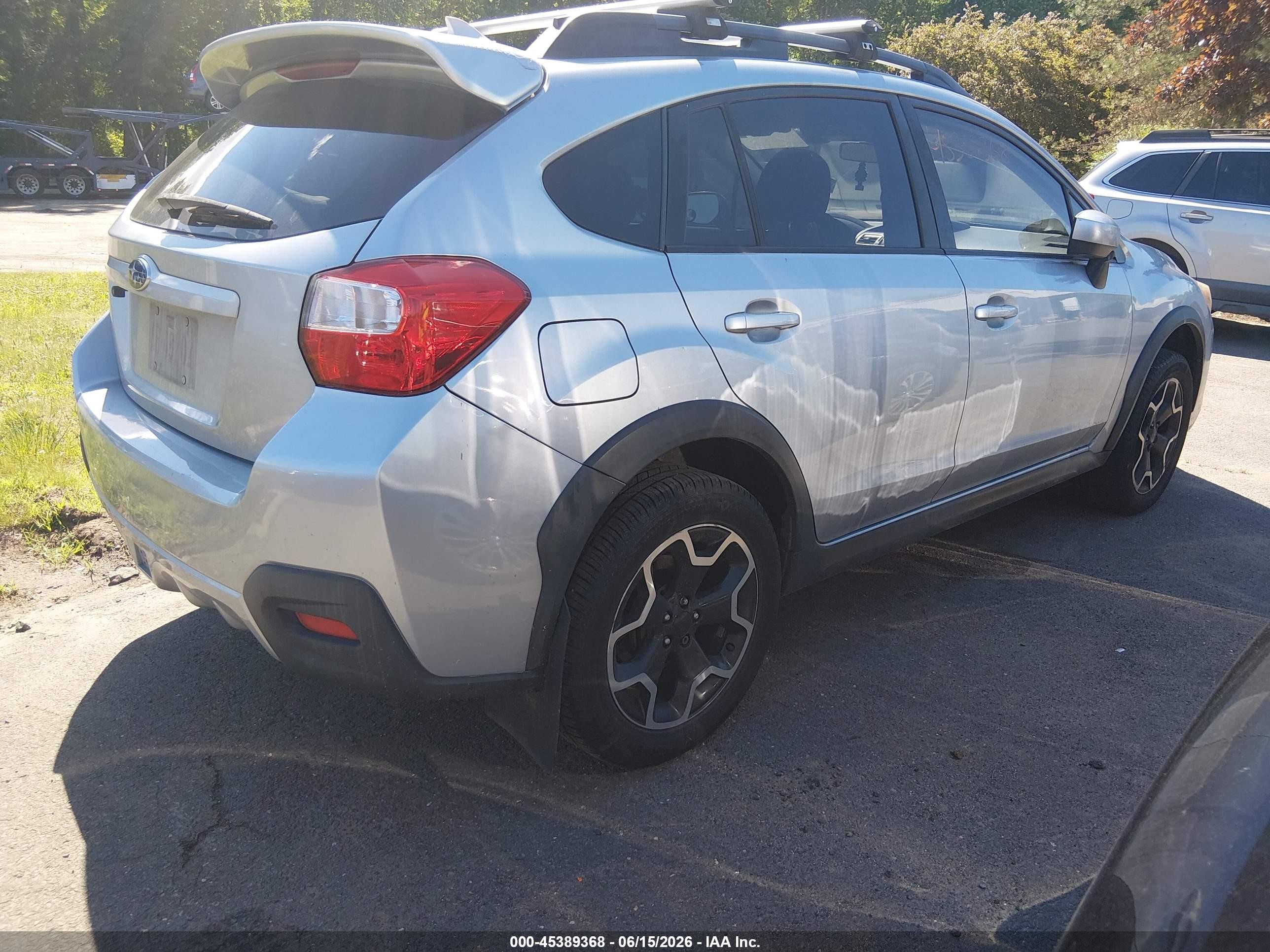 2015 Subaru Xv Crosstrek 2.0i Premium Silver vin: JF2GPAFC0F8221417