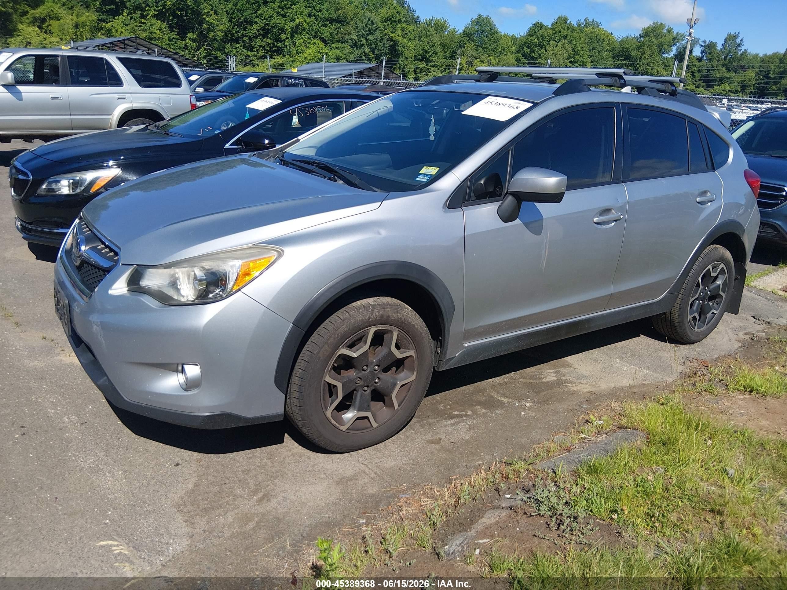 2015 Subaru Xv Crosstrek 2.0i Premium Silver vin: JF2GPAFC0F8221417