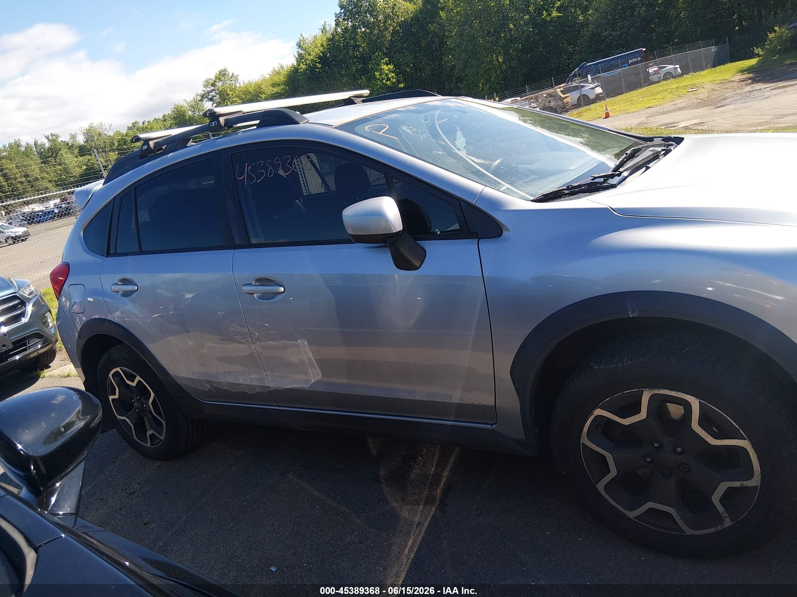 2015 Subaru Xv Crosstrek 2.0i Premium Silver vin: JF2GPAFC0F8221417