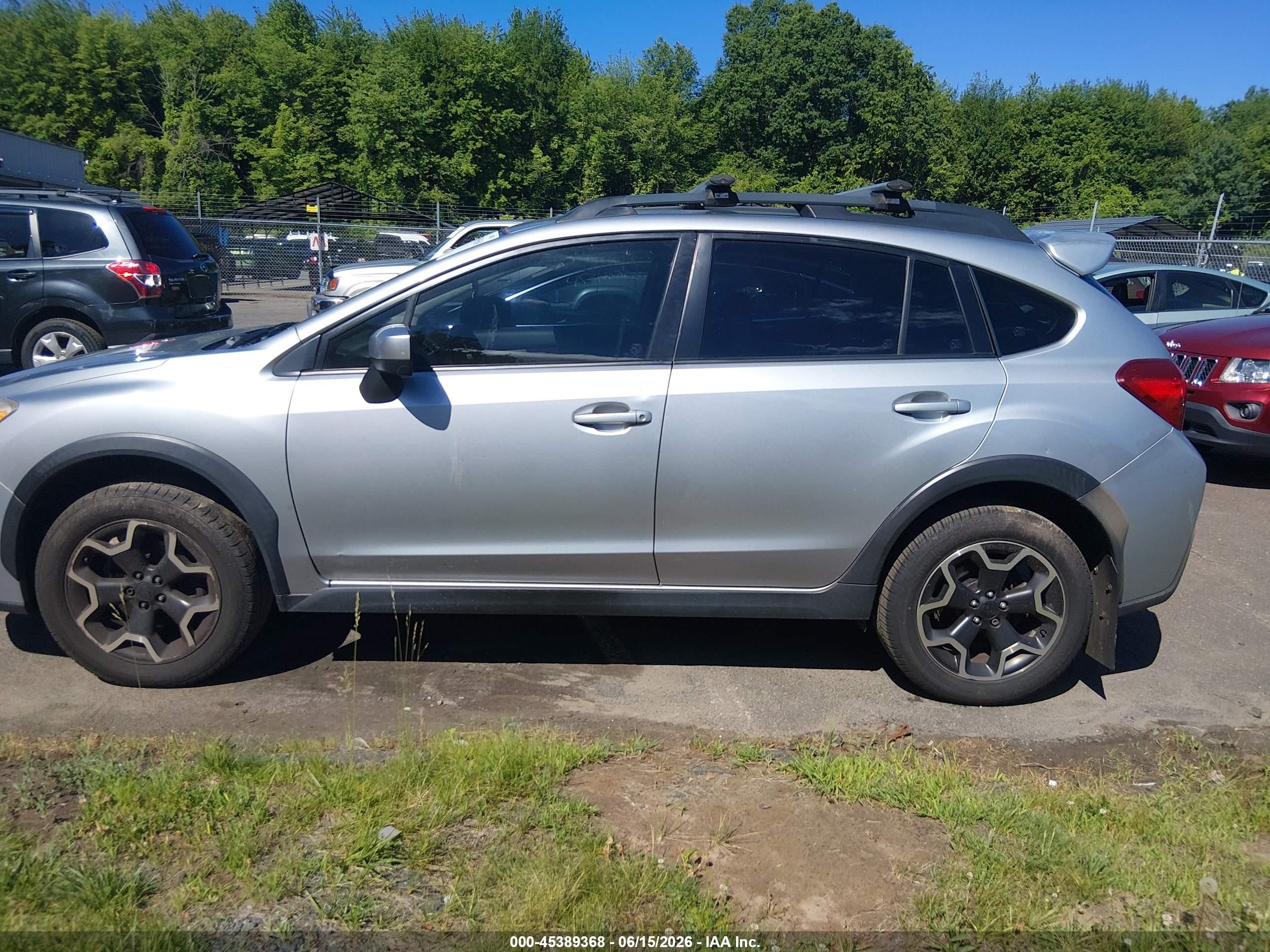 2015 Subaru Xv Crosstrek 2.0i Premium Silver vin: JF2GPAFC0F8221417