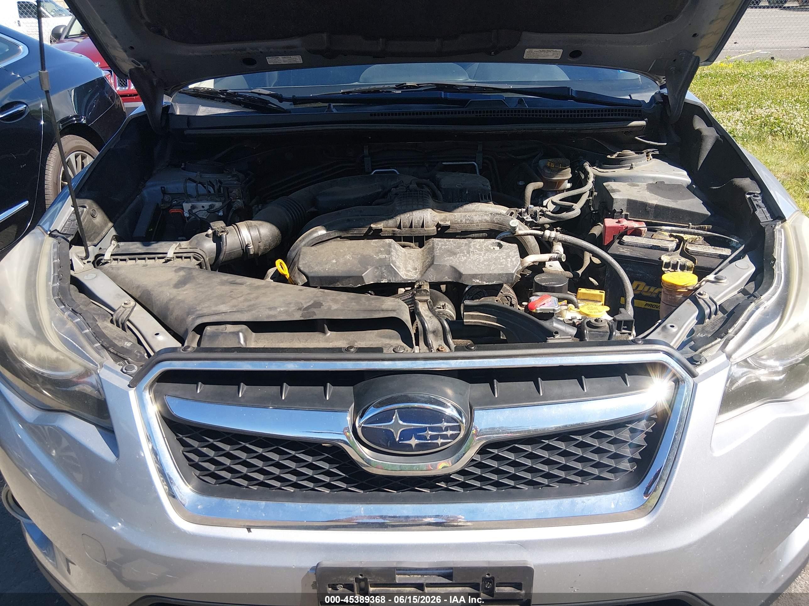 2015 Subaru Xv Crosstrek 2.0i Premium Silver vin: JF2GPAFC0F8221417