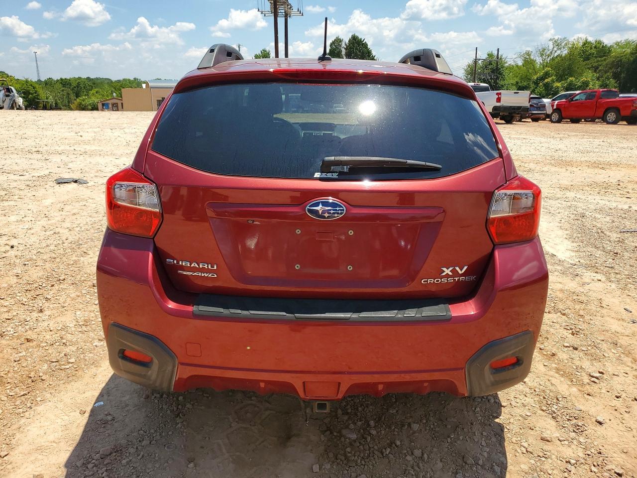 2015 Subaru Xv Crosstrek 2.0 Premium Maroon vin: JF2GPAFC0F8228917