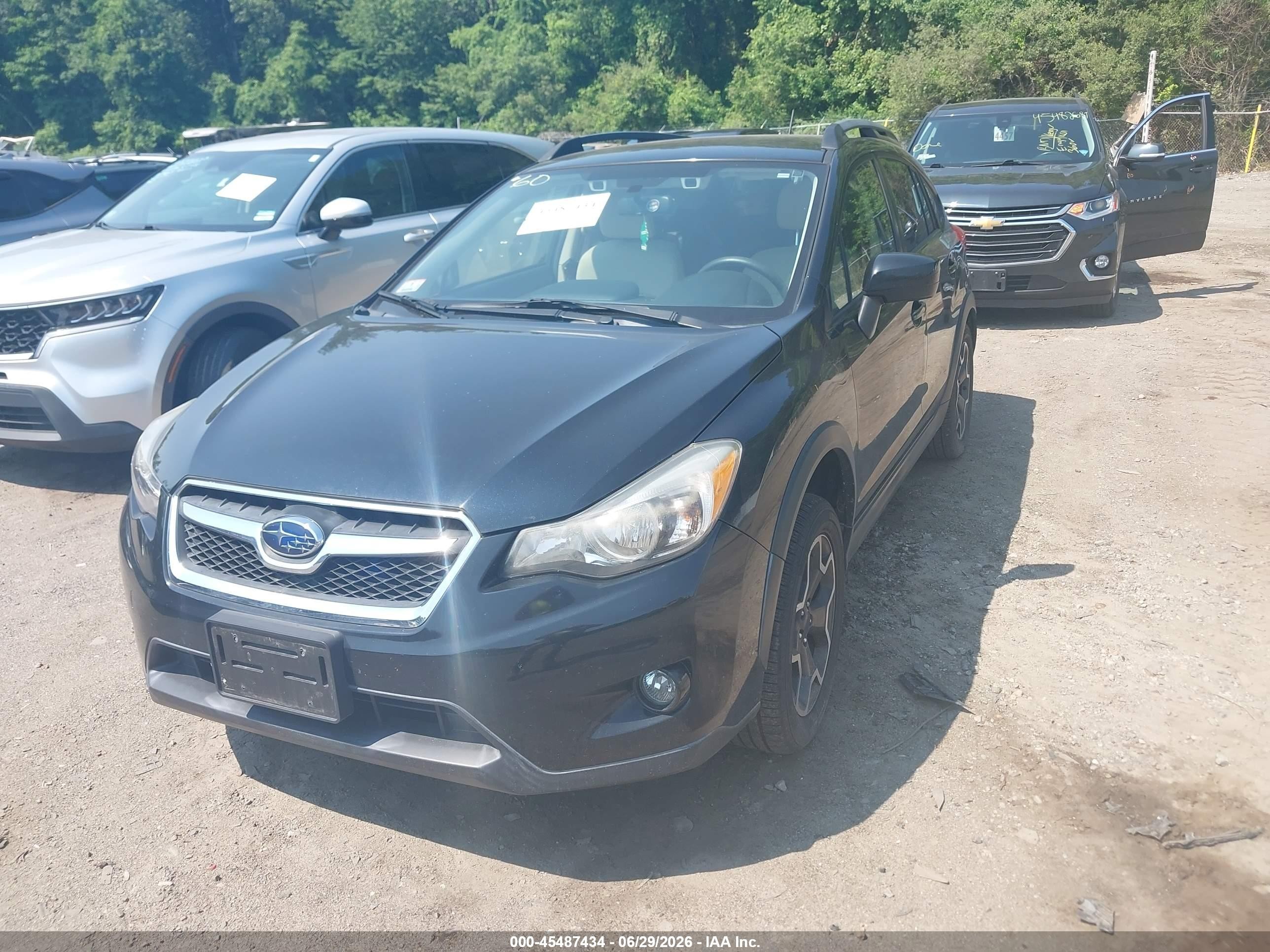 2015 Subaru Xv Crosstrek 2.0i Premium Black vin: JF2GPAFC0F8323073