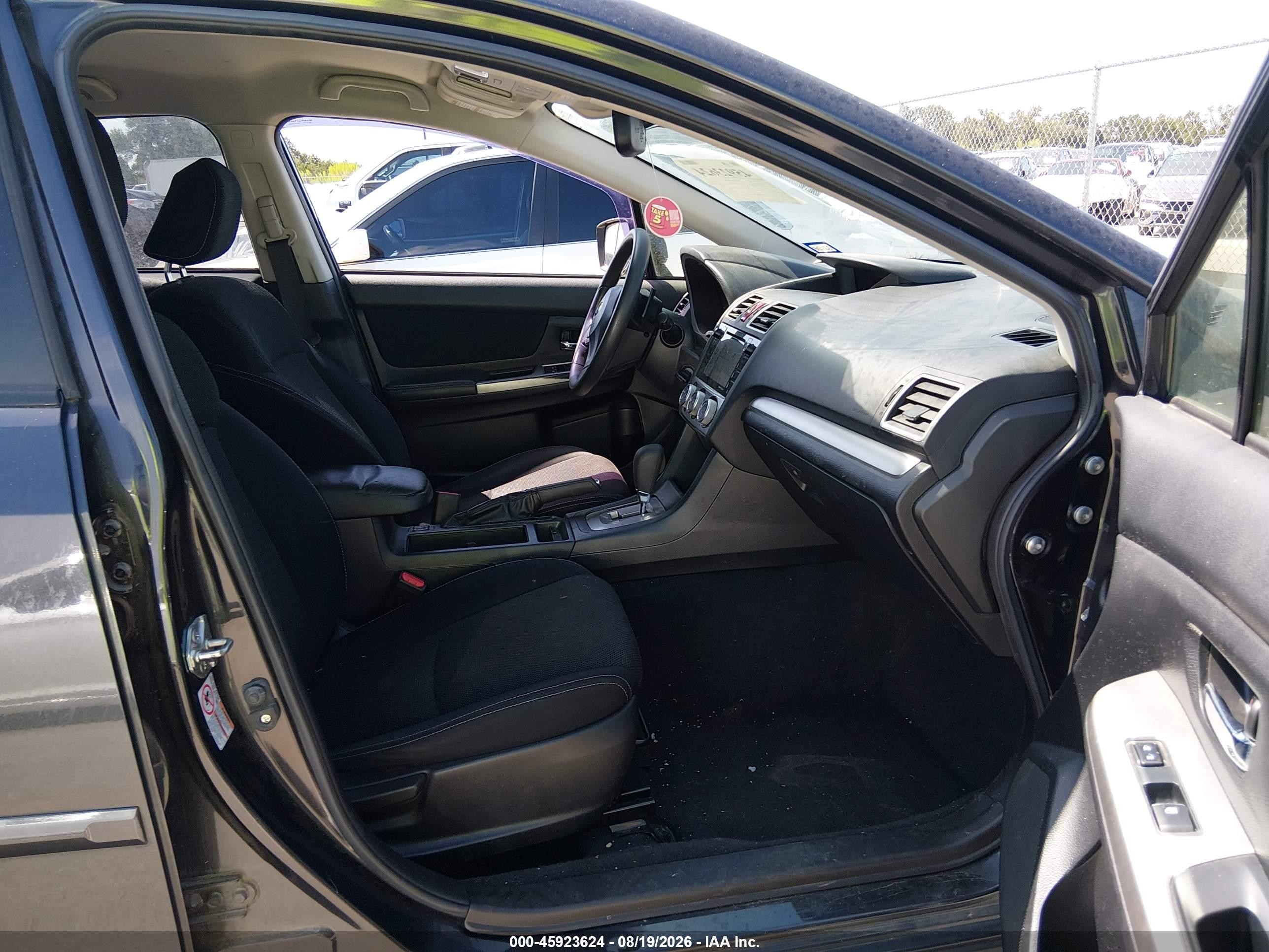2015 Subaru Xv Crosstrek 2.0i Premium Gray vin: JF2GPAFC1F8235567