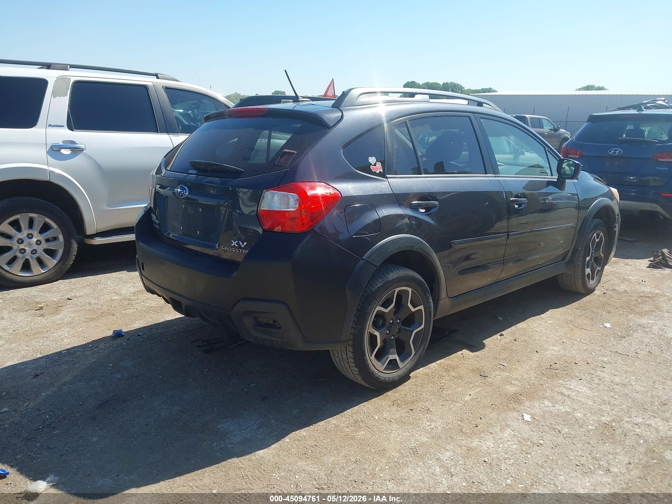 2015 Subaru Xv Crosstrek 2.0i Premium Black vin: JF2GPAFC1F8322238