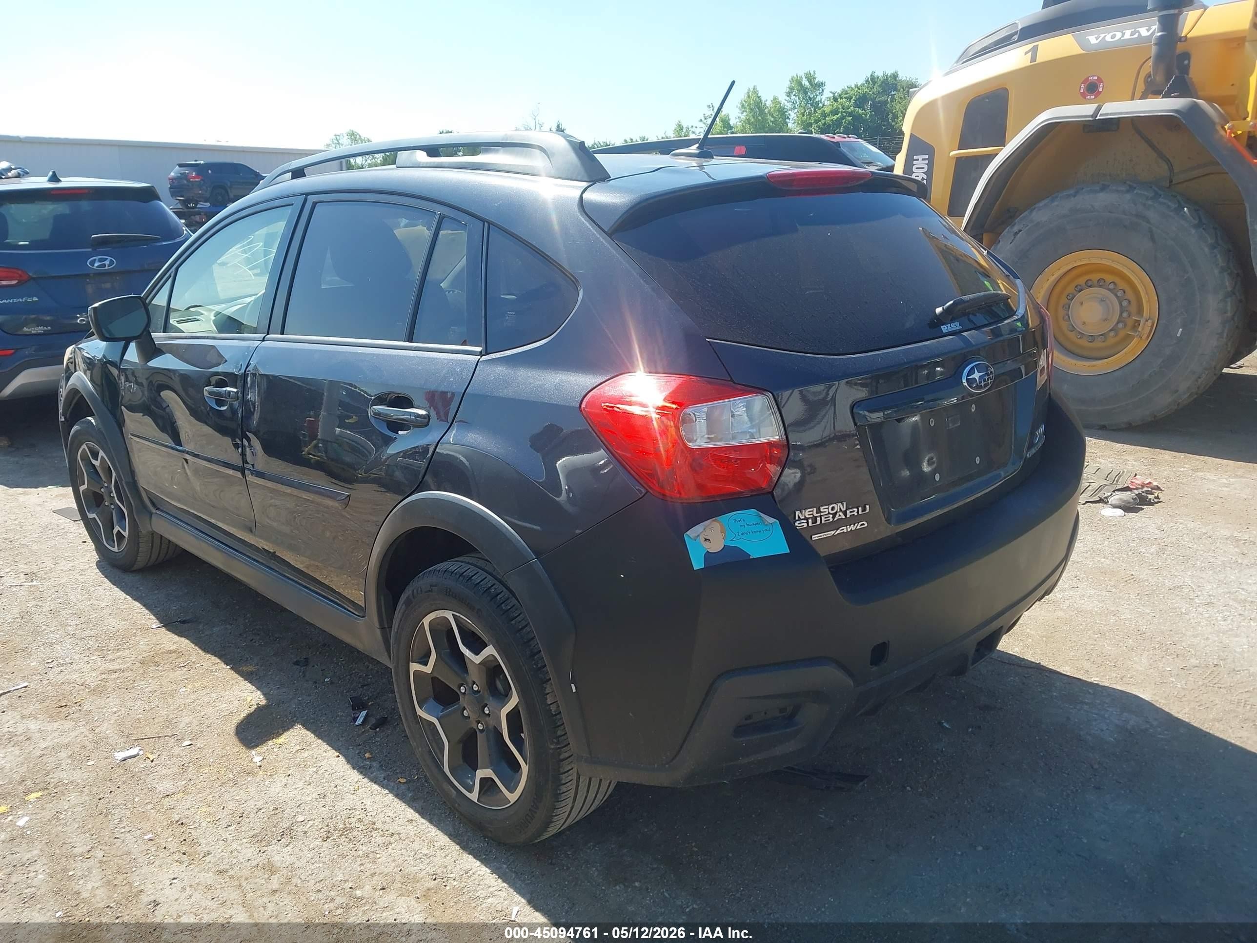 2015 Subaru Xv Crosstrek 2.0i Premium Black vin: JF2GPAFC1F8322238