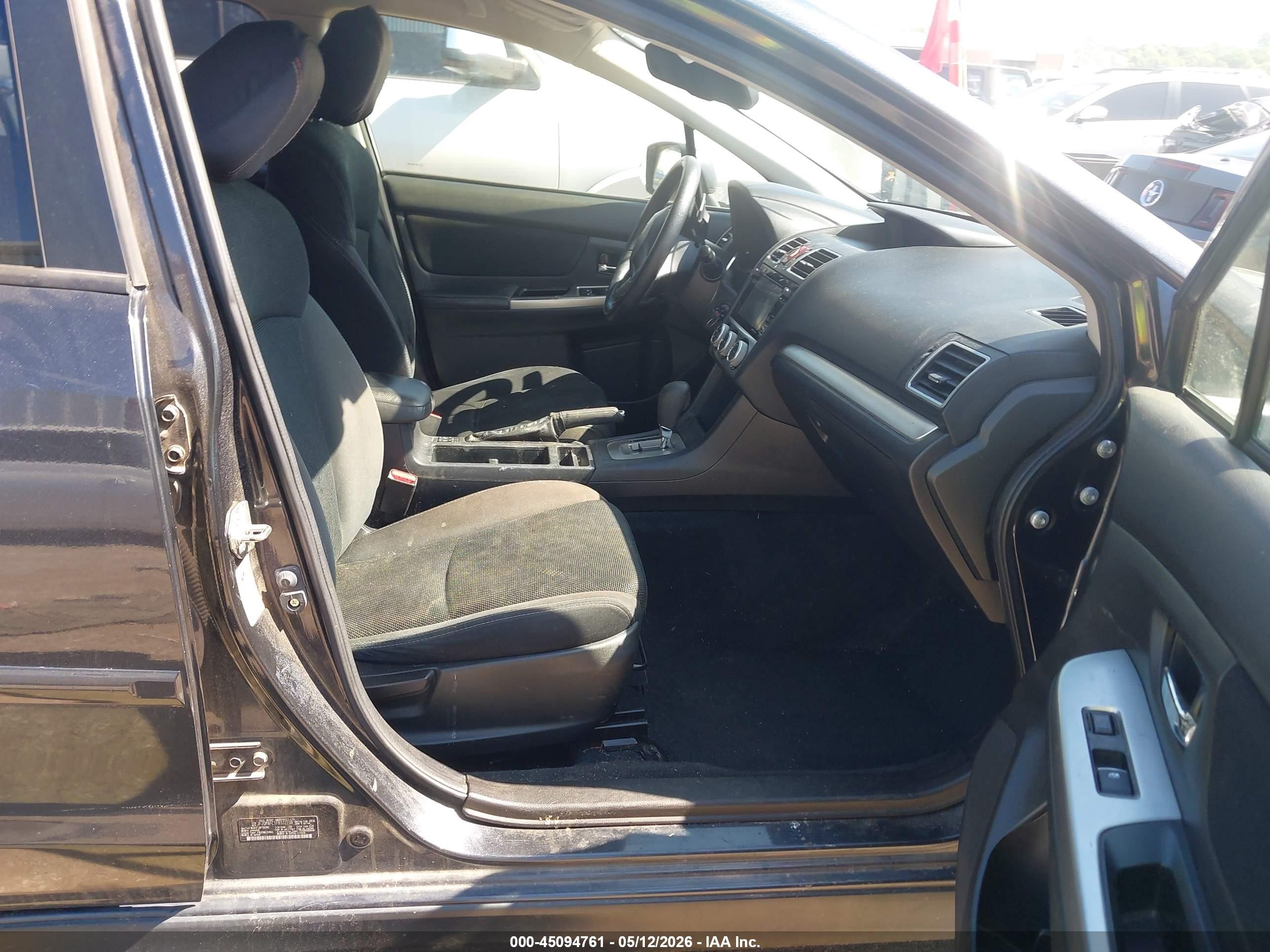 2015 Subaru Xv Crosstrek 2.0i Premium Black vin: JF2GPAFC1F8322238