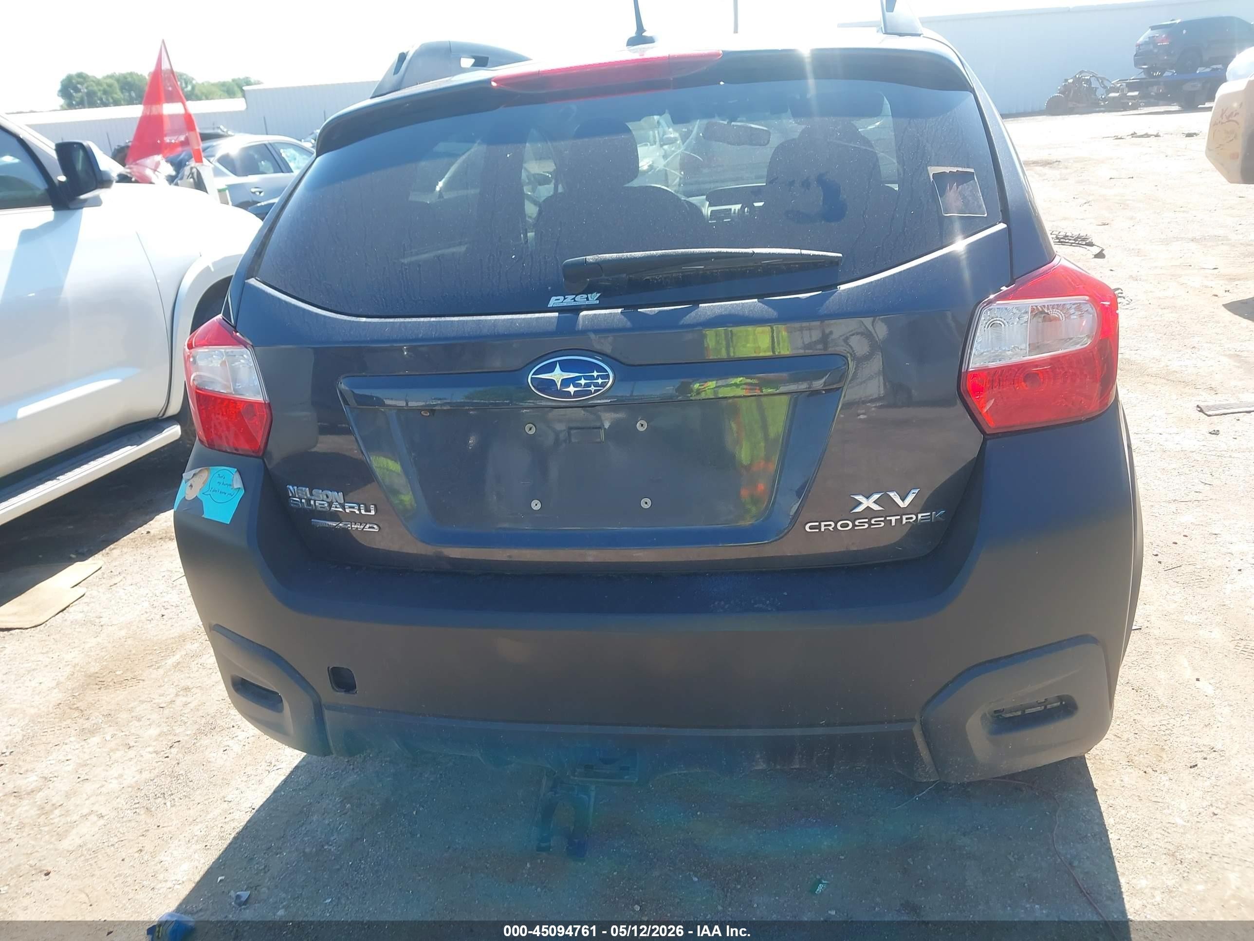 2015 Subaru Xv Crosstrek 2.0i Premium Black vin: JF2GPAFC1F8322238